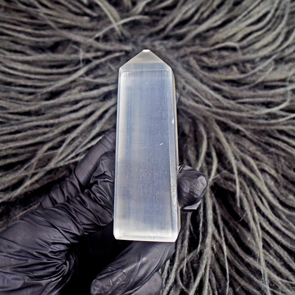 Manever 500.00 Cts Genuine Selenite Healing Gemstone Crystal Specimen Premium Tower