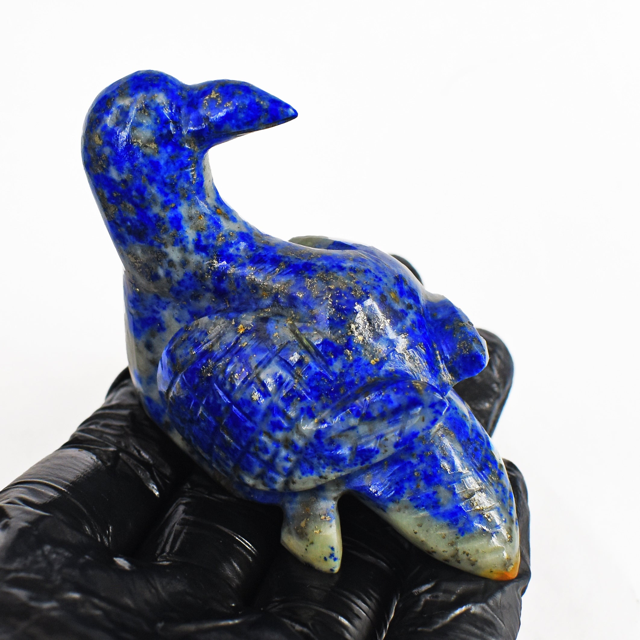Exclusive 498.00 Cts Blue Lapis Lazuli Hand Carved Bird 2026  Collection