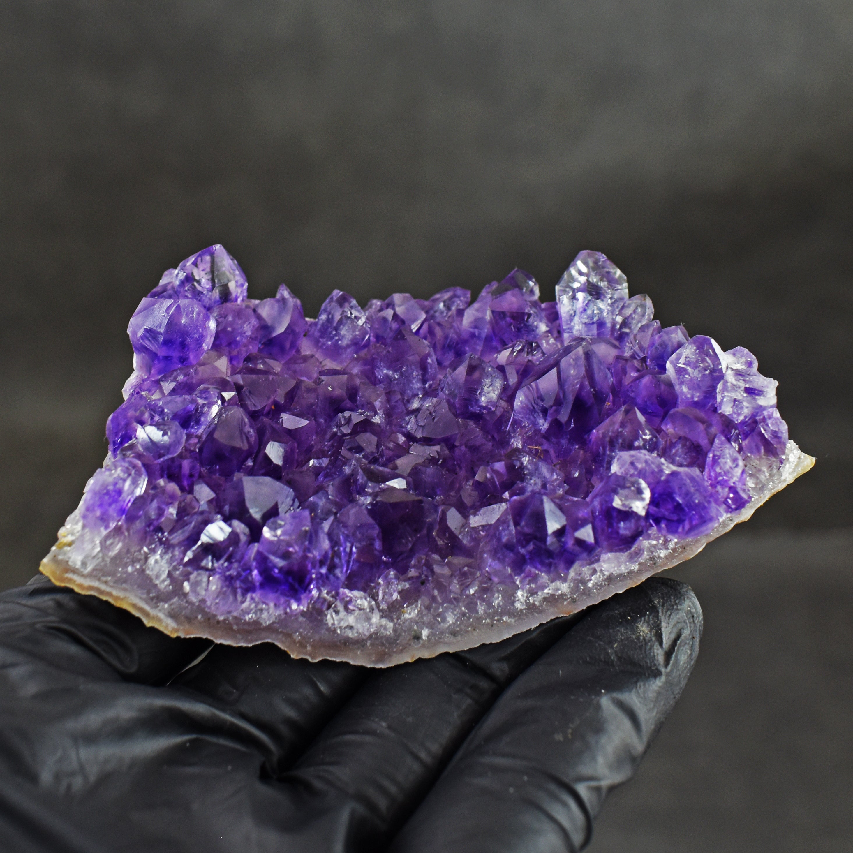 Delightful 539.00 Cts Genuine Amethyst Crystal Specimen Healing Cluster Gemstone