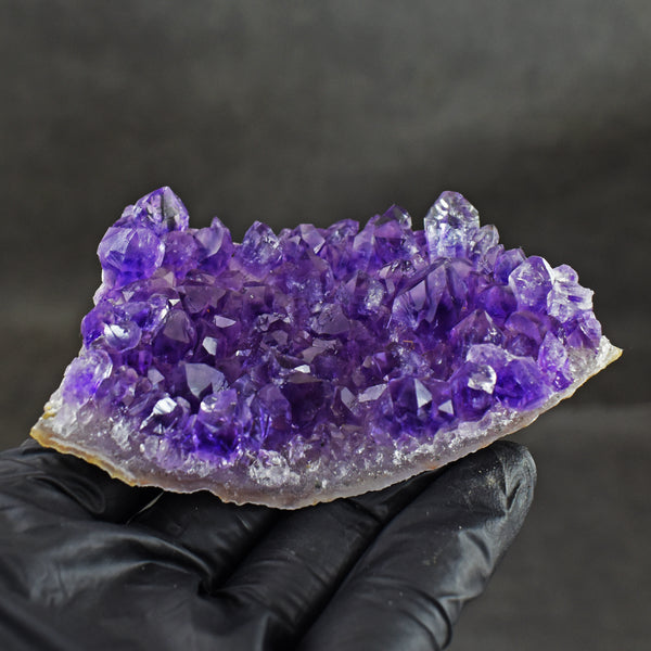 Delightful 539.00 Cts Genuine Amethyst Crystal Specimen Healing Cluster Gemstone