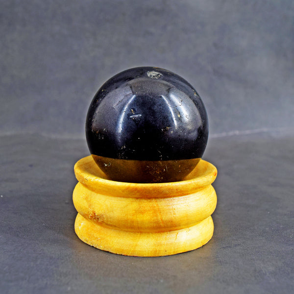 Natural 834.00 Carats  Genuine  Black  Spinel  Hand  Carved Crystal Healing Gemstone Sphere
