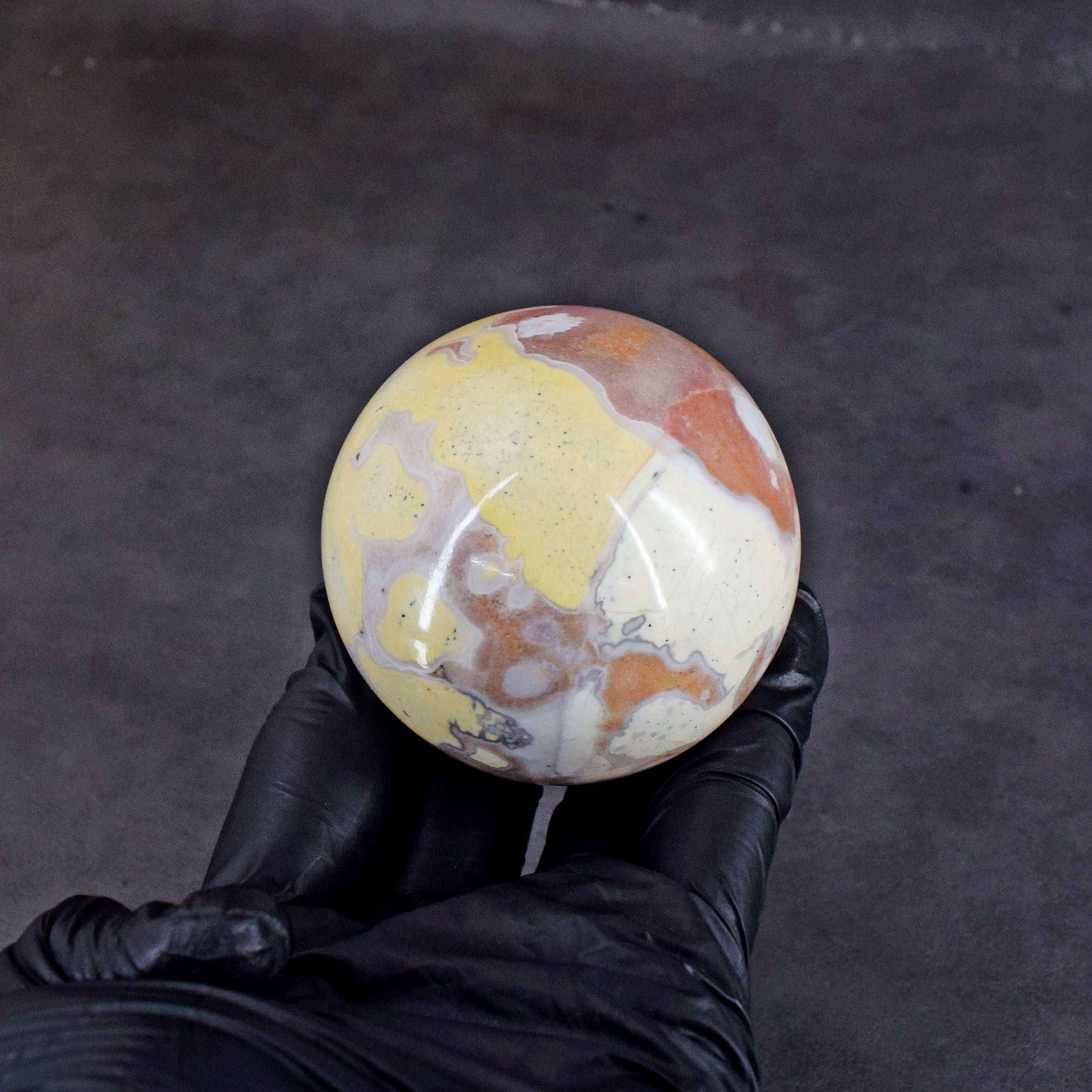 Gorgeous 1239.00 Cts Genuine Cobra Jasper Hand Carved Crystal Healing Gemstone Sphere