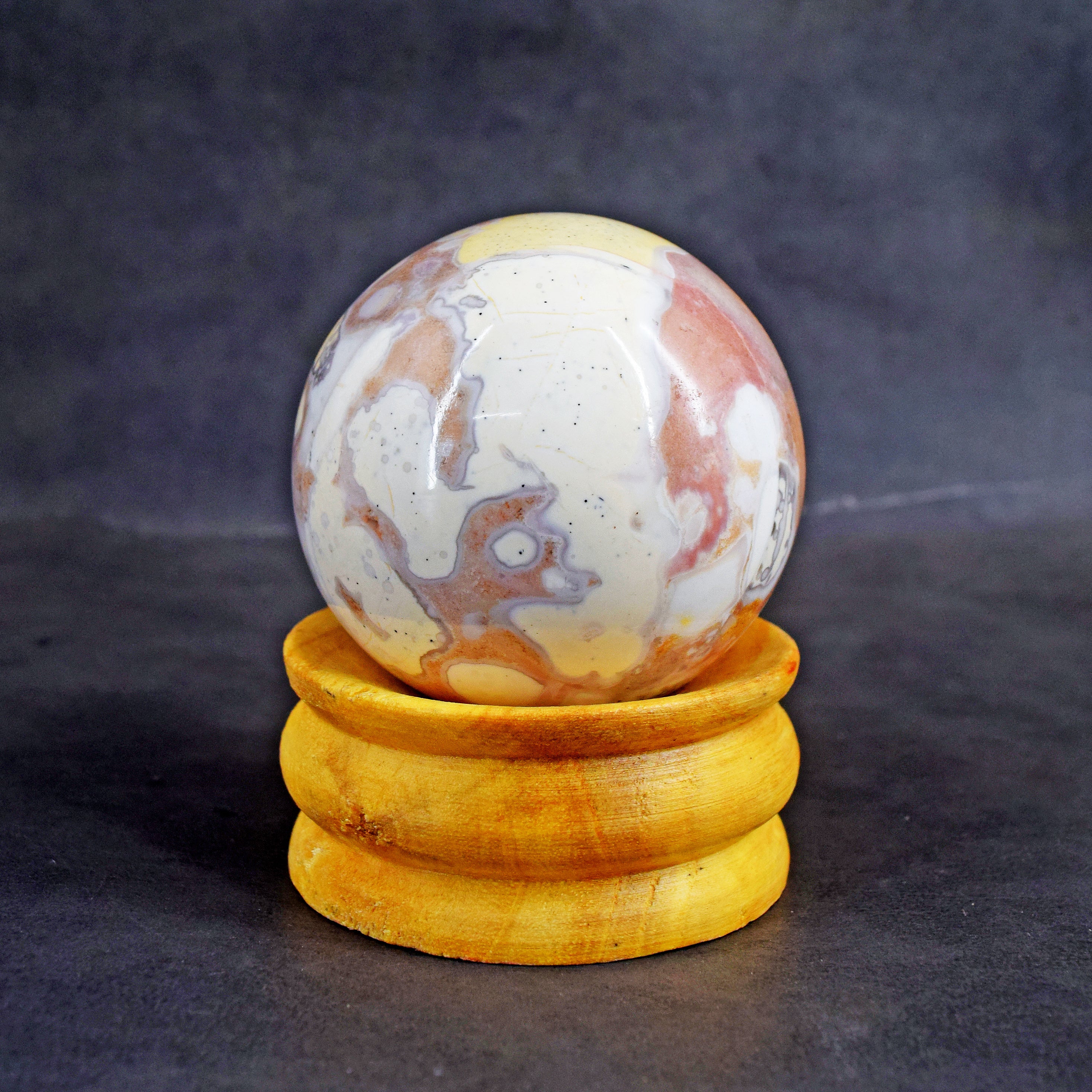 Gorgeous 1239.00 Cts Genuine Cobra Jasper Hand Carved Crystal Healing Gemstone Sphere