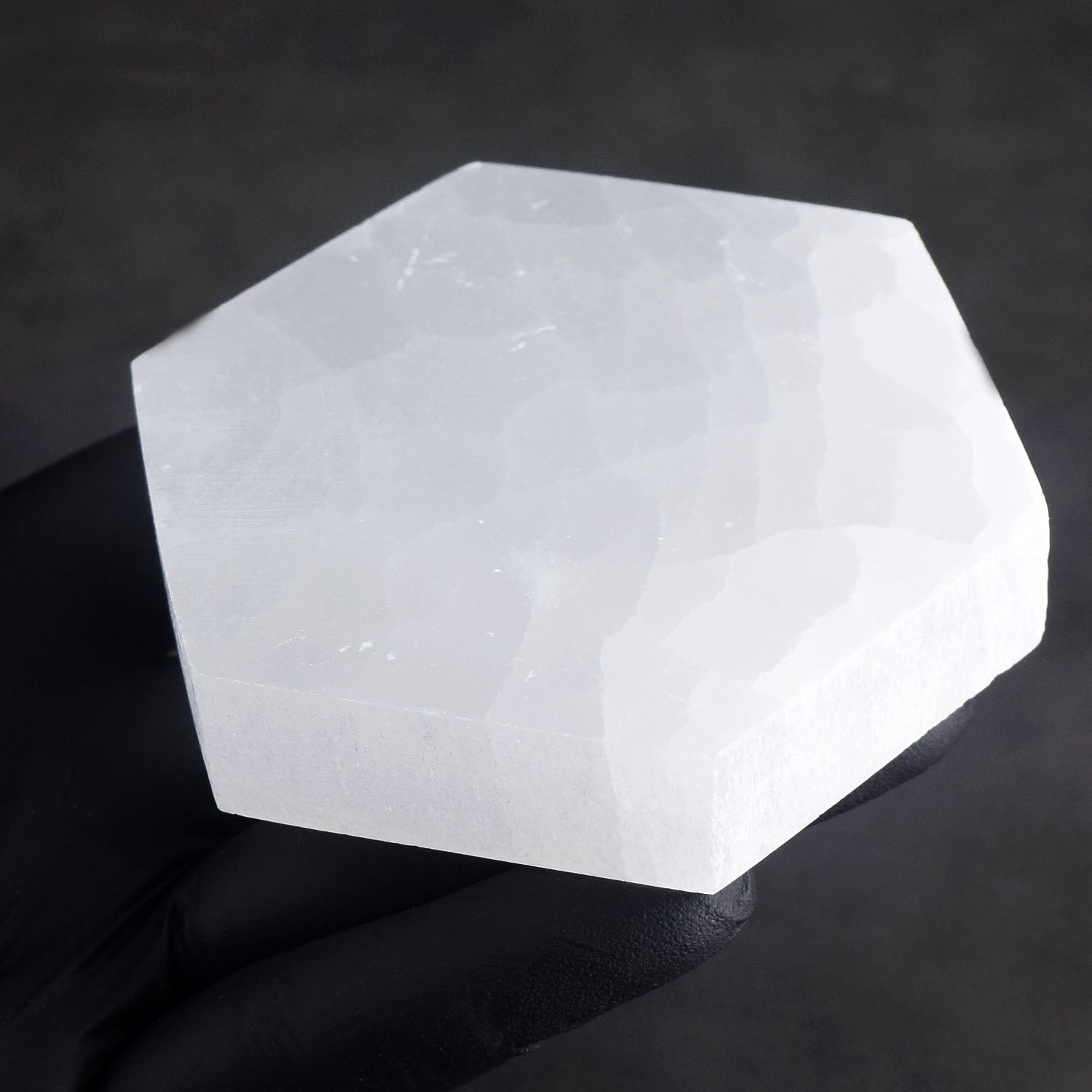 Amazing 786.00 Cts Genuine Selenite Healing Gemstone Hexagaon Crystal
