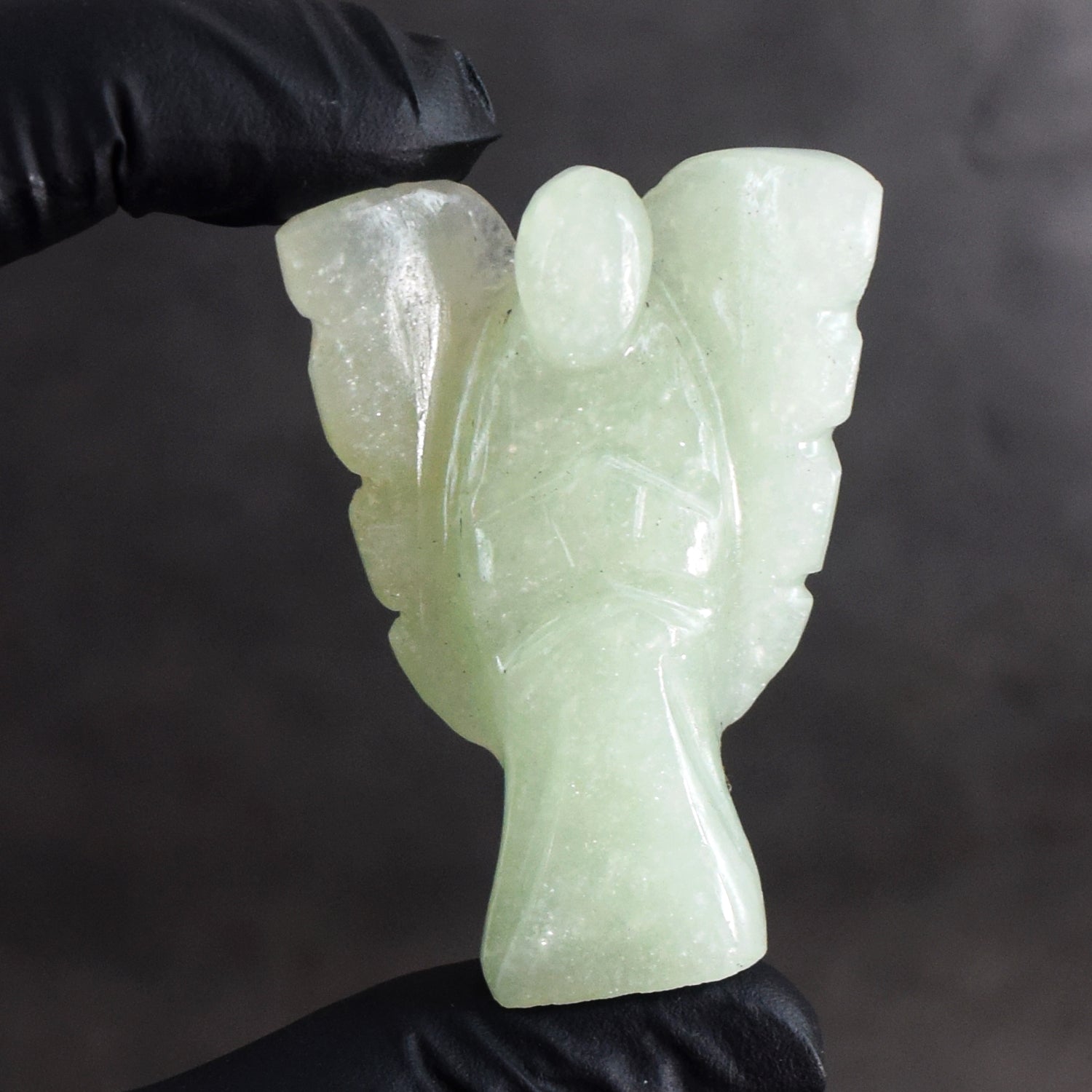 Admirable 147.00 Cts Genuine Green Aventurine Healing Premium Divine Crystal Angel