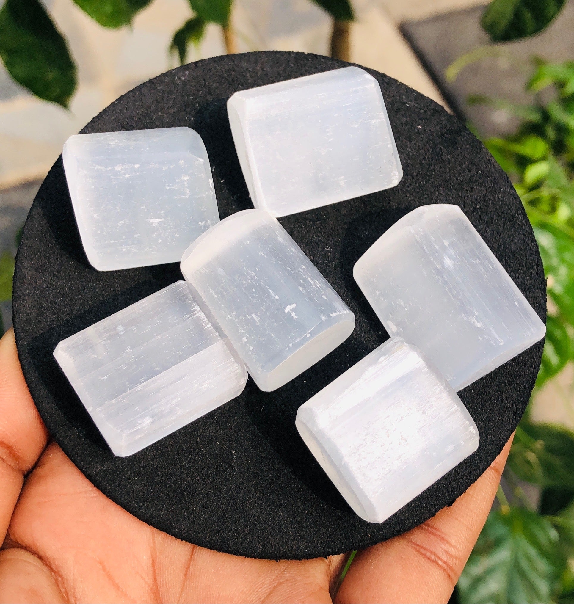 Charming 475.00 Cts Genuine Selenite Healing Crystal Gemstone Tumble Lot