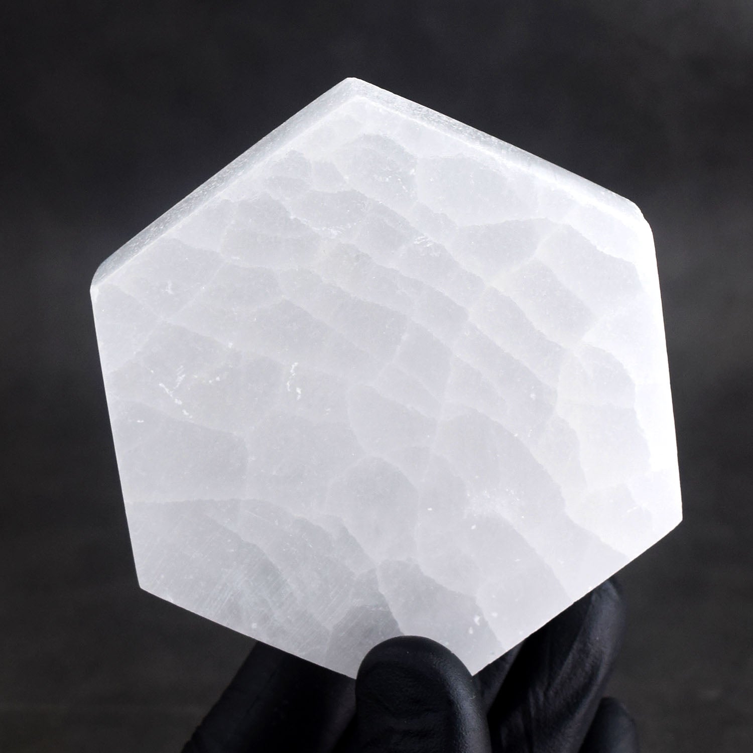 Amazing 786.00 Cts Genuine Selenite Healing Gemstone Hexagaon Crystal