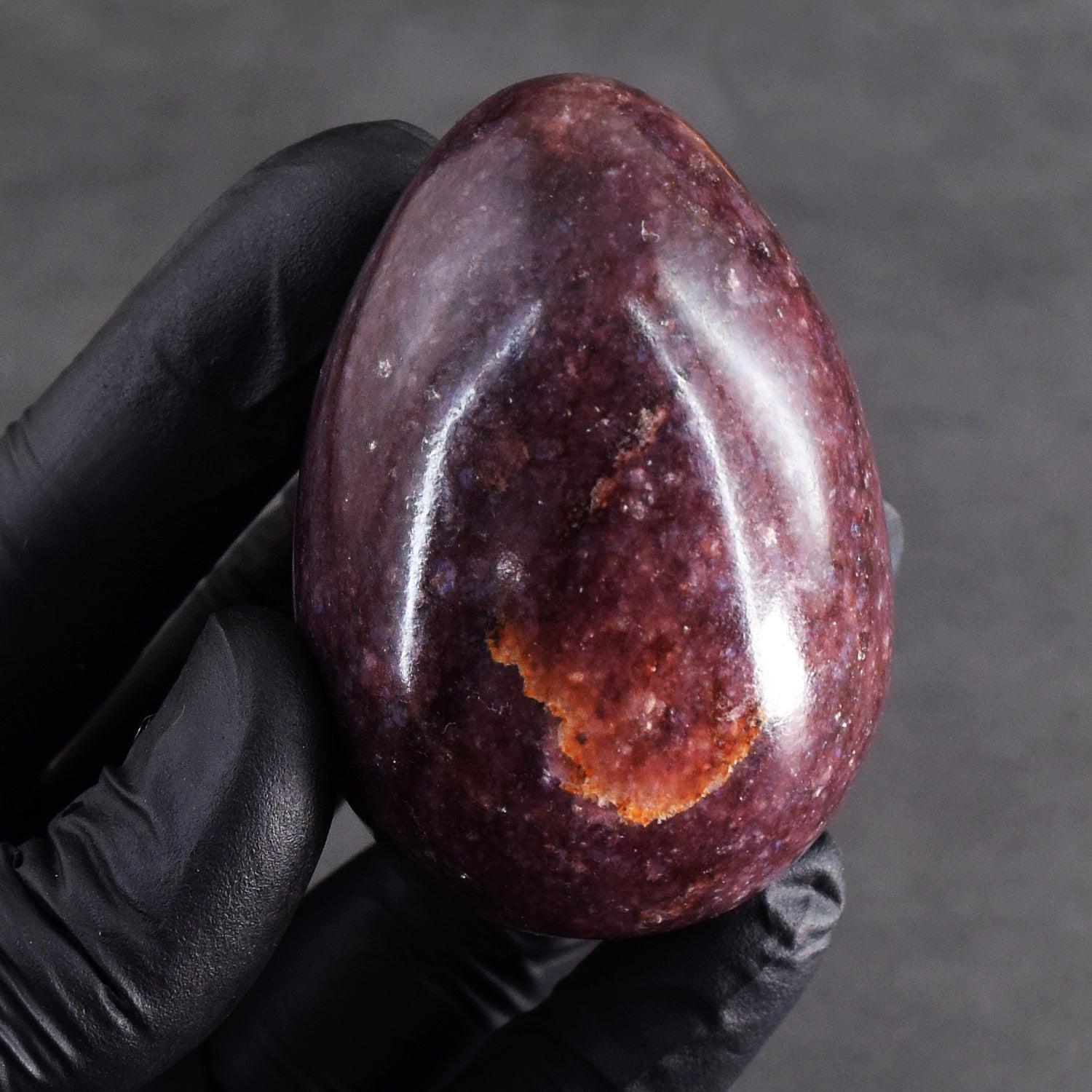 Amazing 736.00 Cts Genuine Lepidolite Healing Premium Crystal Egg
