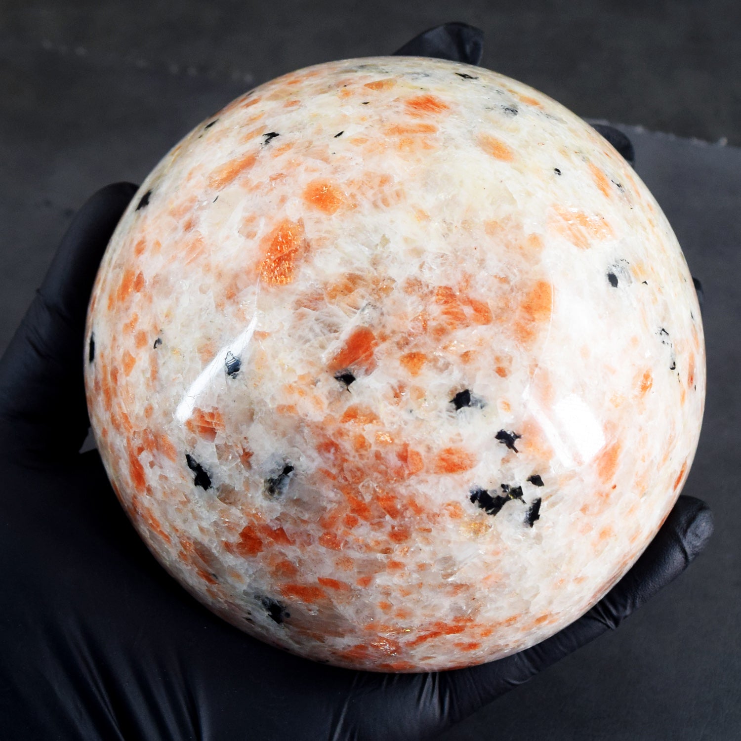 Miraculous 1525.00 Carats Genuine Sunstone Hand Carved Crystal Gemstone Carving Big Bowl