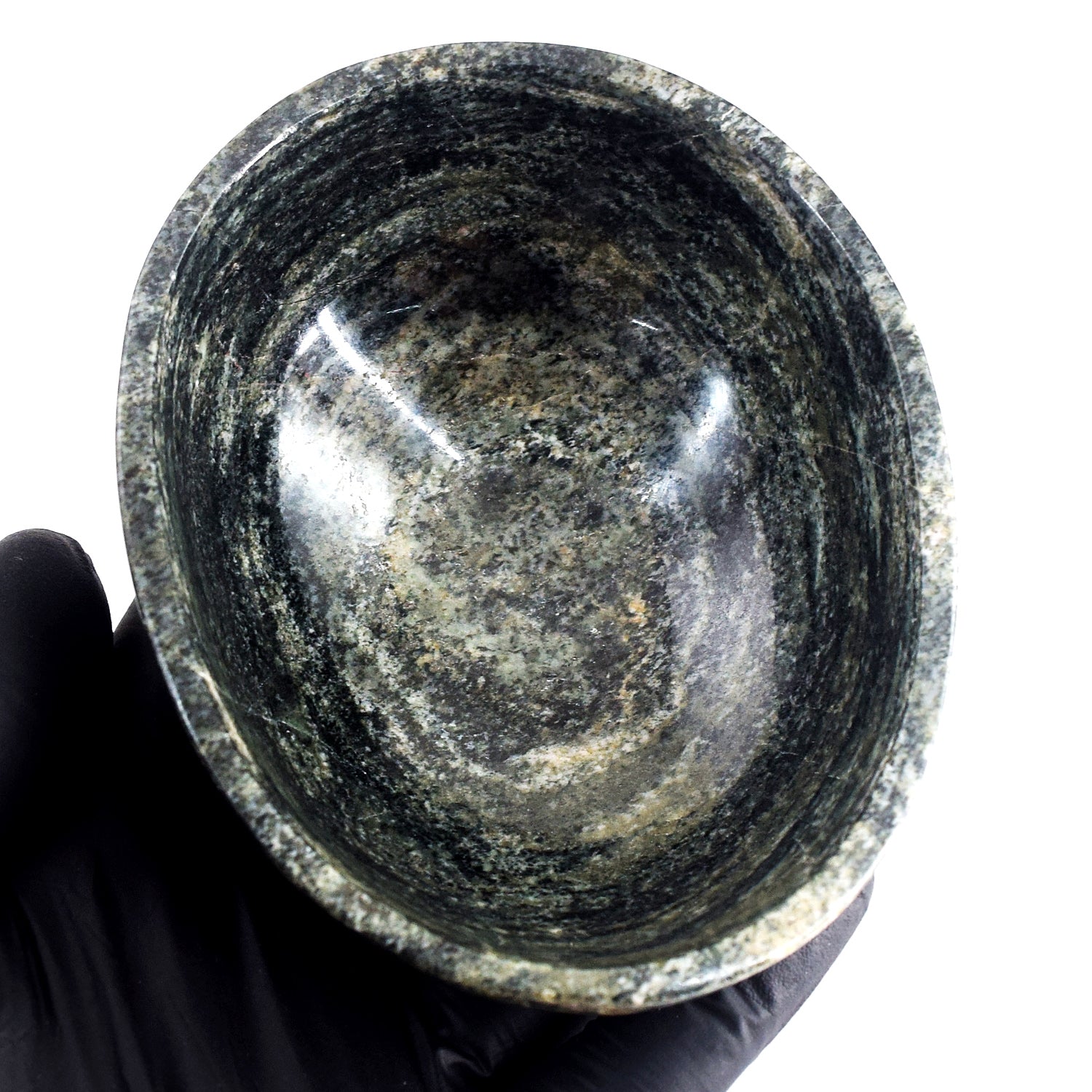Excellent 988.00 Carats Genuine Galaxy Jasper Hand Carved Crystal Gemstone Carving Big Bowl
