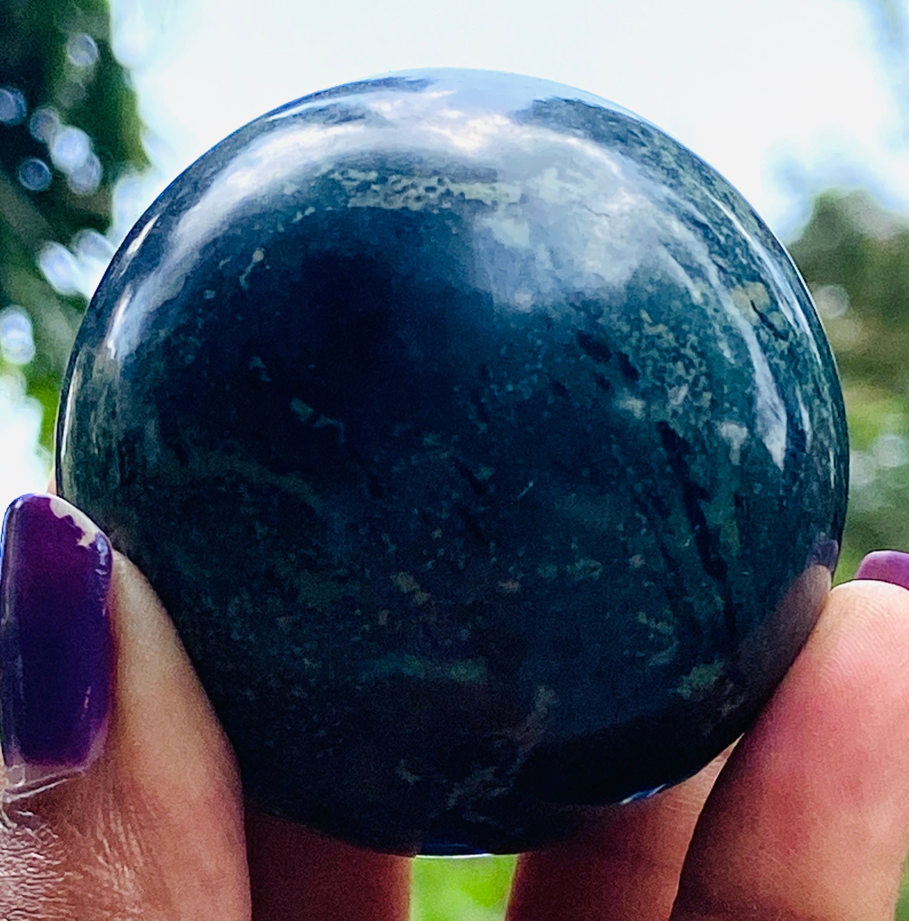 Artisian 809.00 Carats Genuine Kambaba Jasper Hand Carved Crystal Healing Gemstone Sphere
