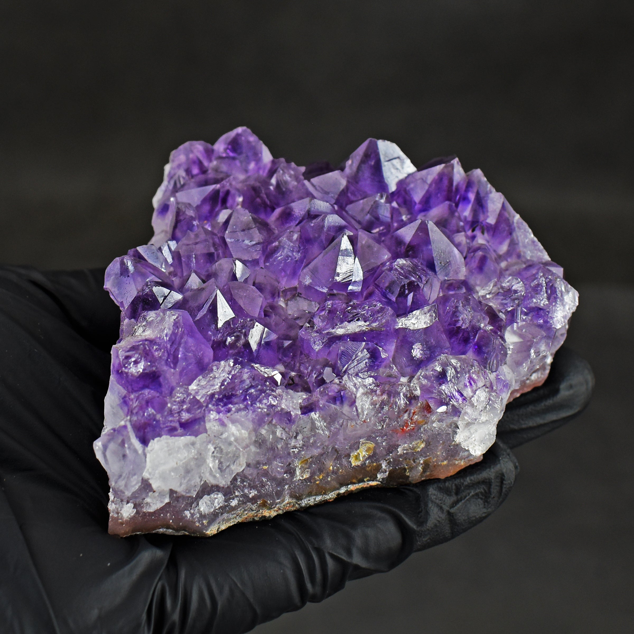 Fine 845.00 Cts Genuine Amethyst Crystal Specimen Healing Cluster Gemstone
