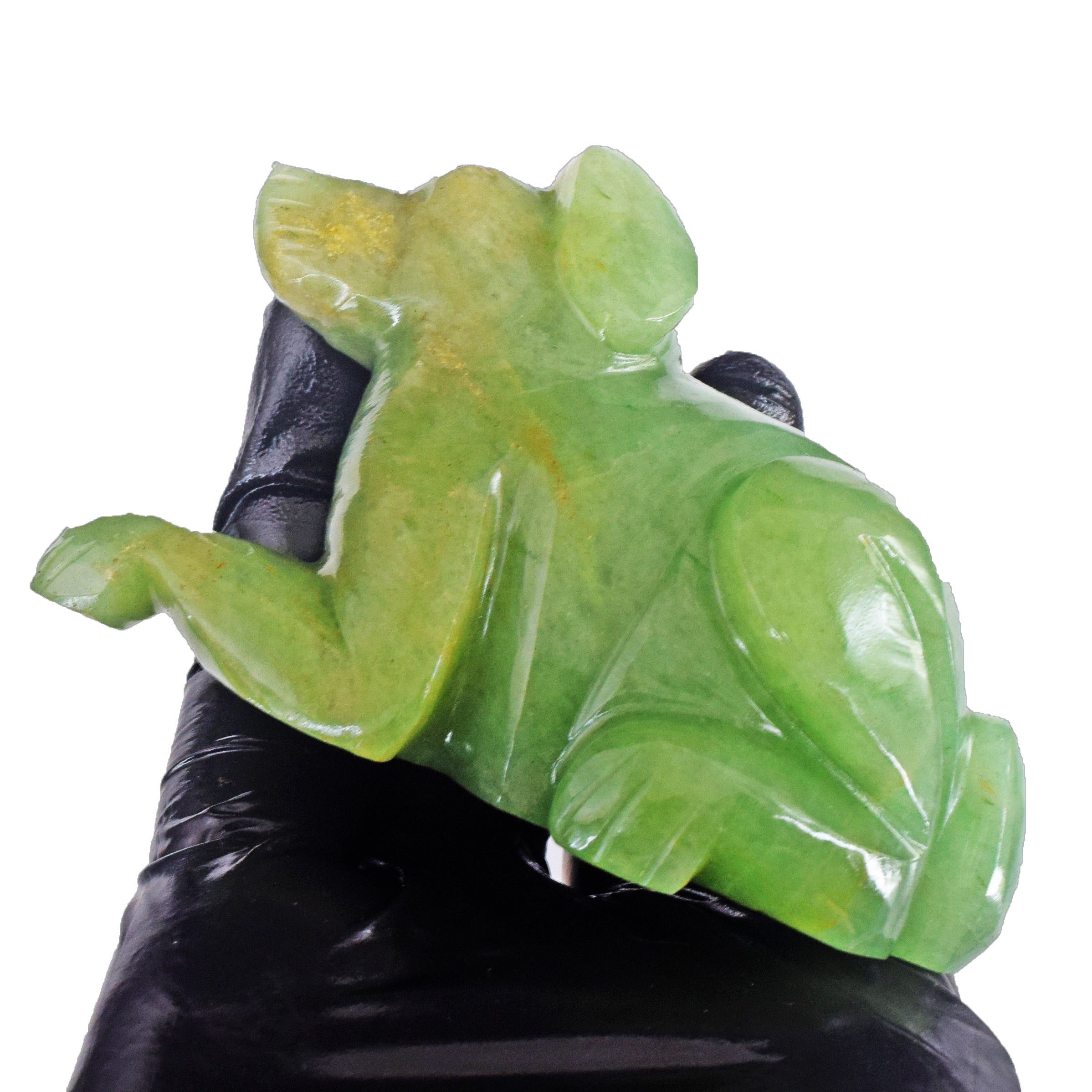 Amazing 189.00 Cts Genuine Green Aventurine Hand Carved Crystal Gemstone Dog Carving 2026 Collection