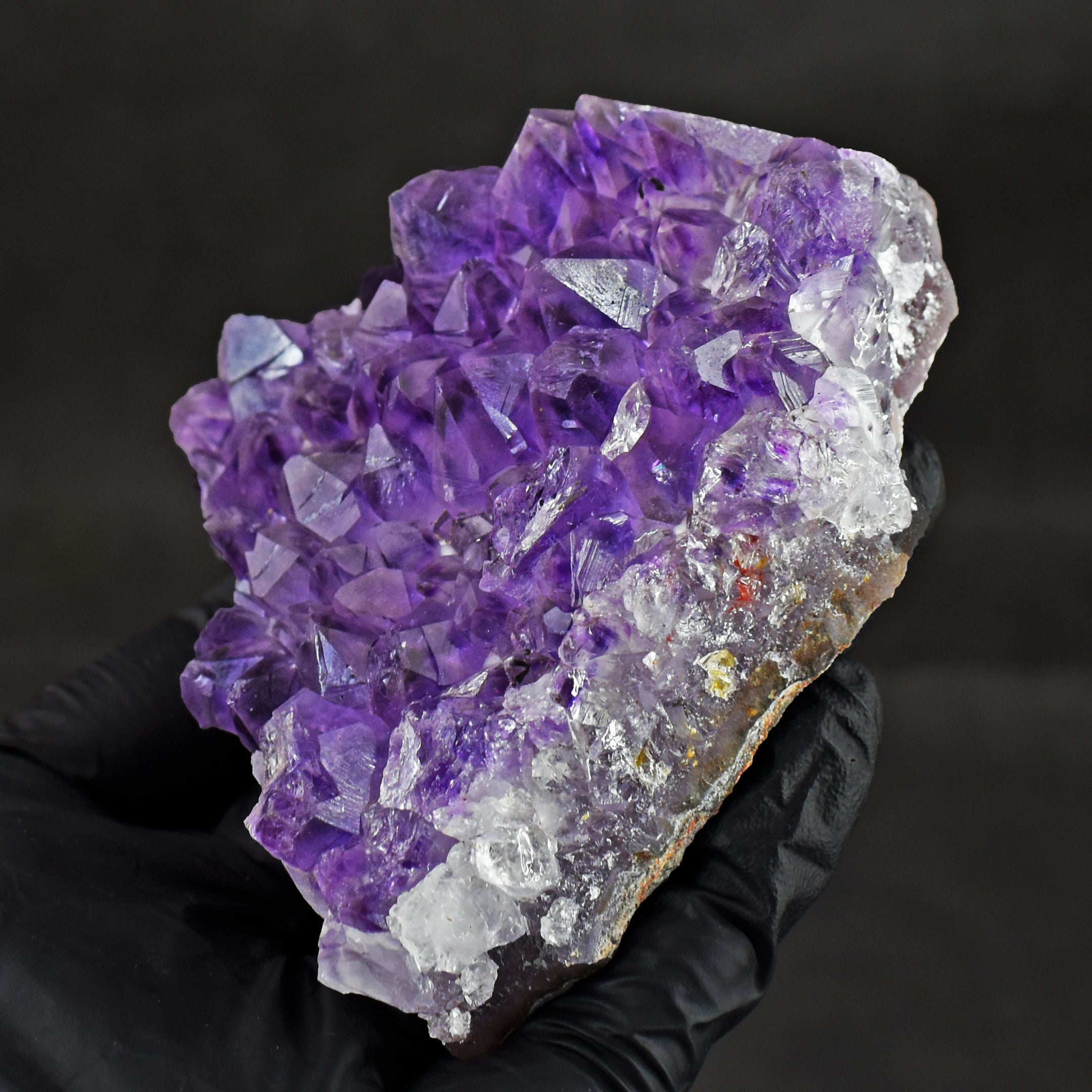 Fine 845.00 Cts Genuine Amethyst Crystal Specimen Healing Cluster Gemstone