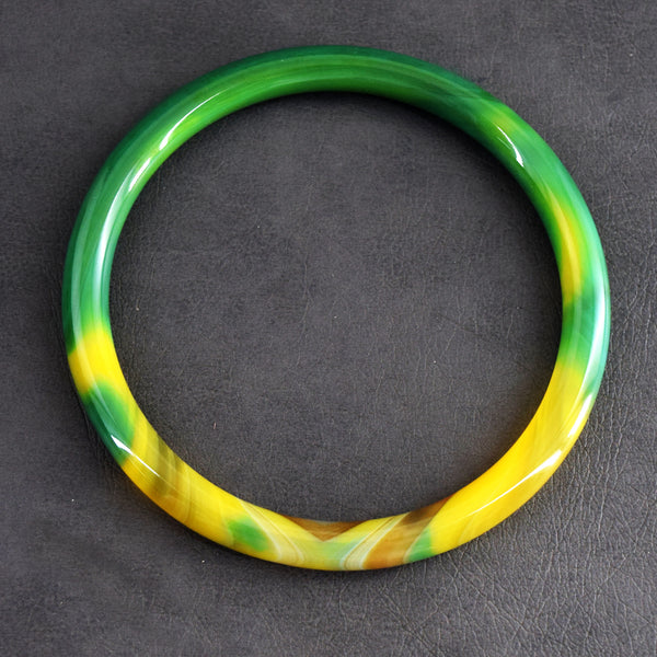 Awesome 81.00 Cts Genuine Onyx Crystal Specimen Gemstone Premium Fancy Bangle