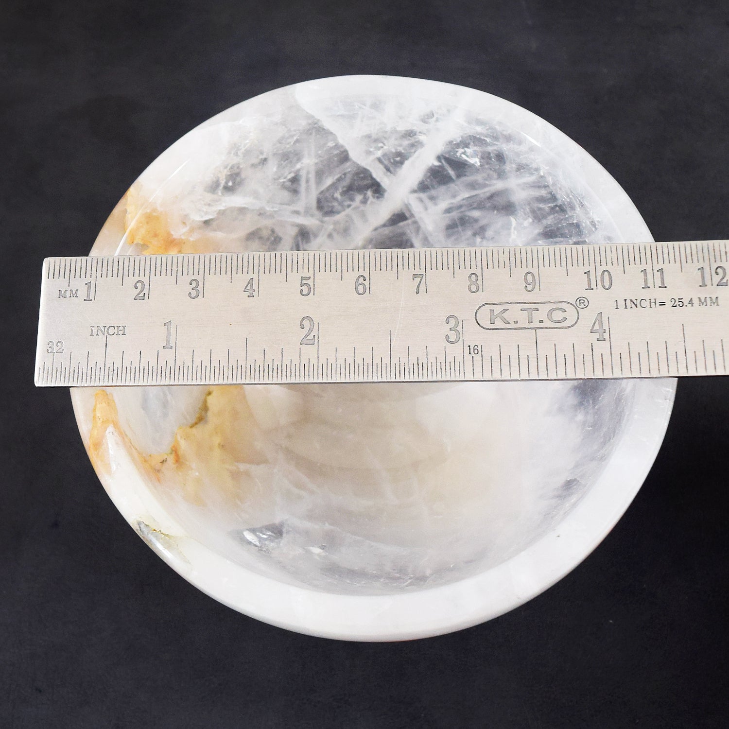 Glamourous 2188.00 Carats Genuine White Quartz Hand Carved Crystal Gemstone Carving Big Bowl