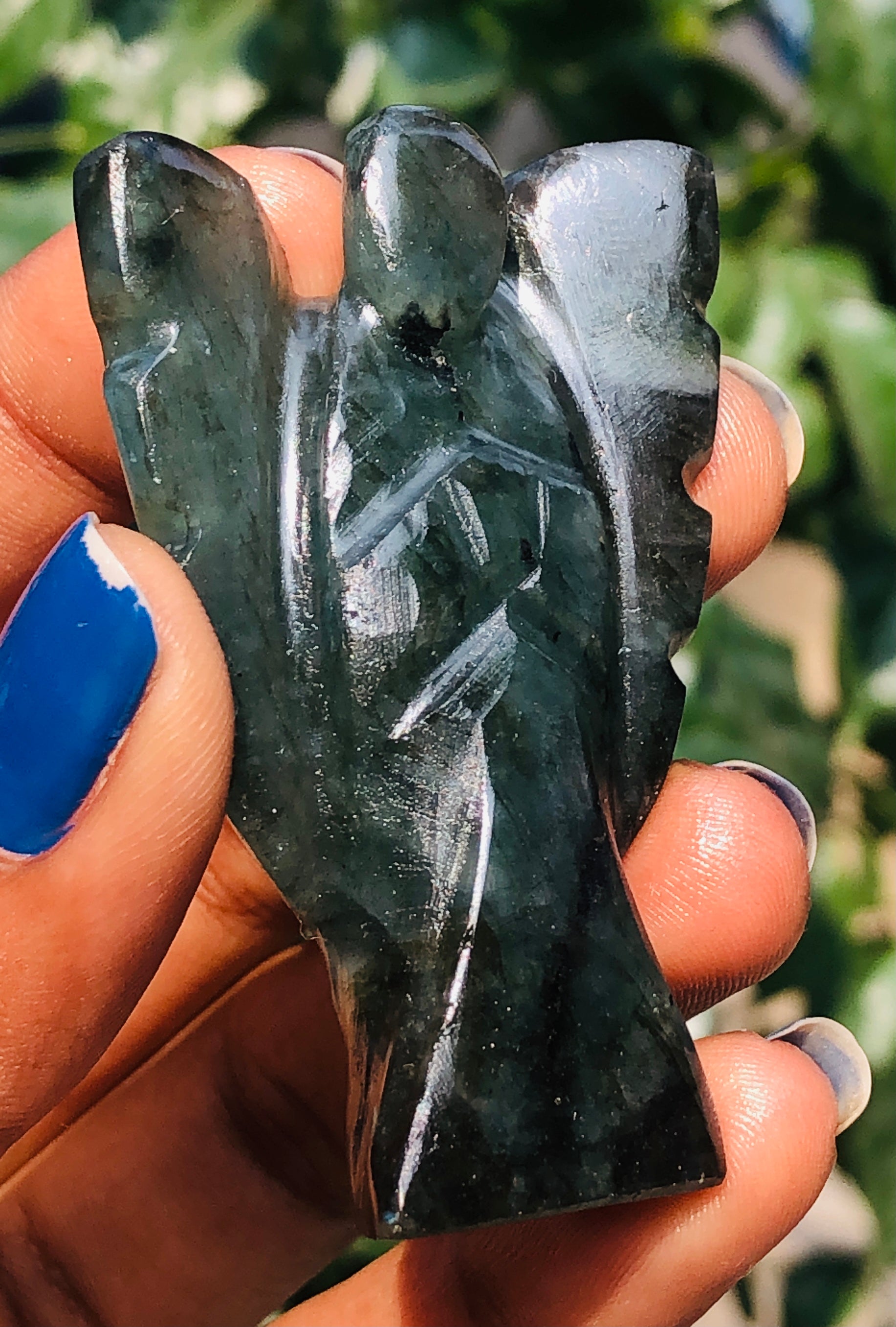 Attractive 155.00 Cts Genuine Labradorite Healing Premium Divine Crystal Angel
