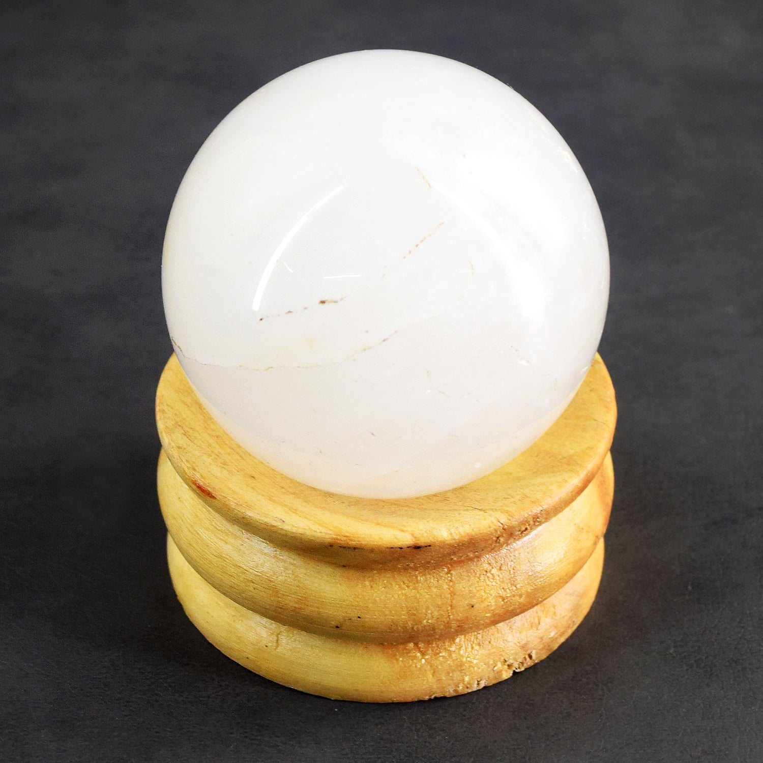 Elegant 1012.00  Carats  Genuine  White Quartz  Hand  Carved  Crystal  Healing  Gemstone  Sphere