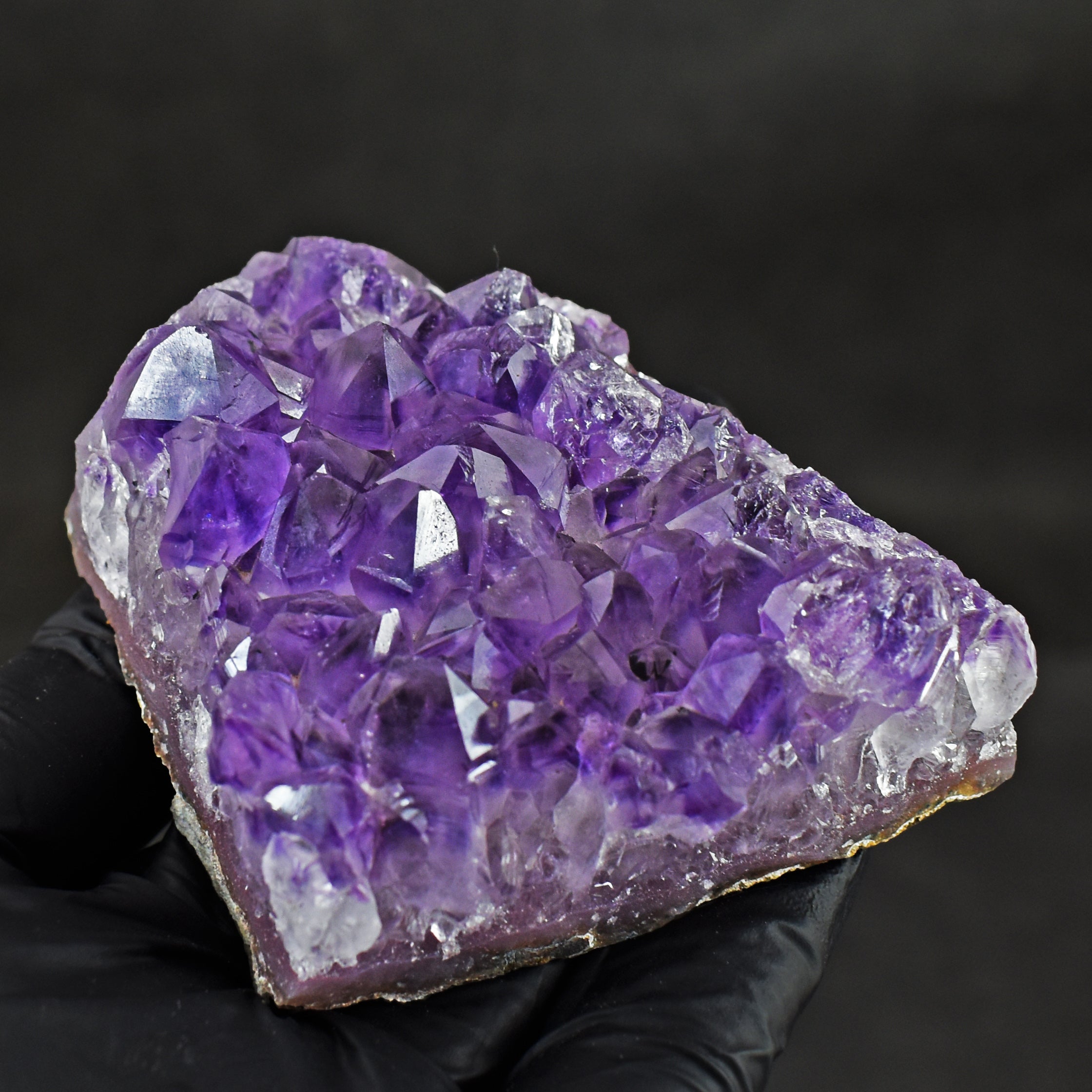 Fine 845.00 Cts Genuine Amethyst Crystal Specimen Healing Cluster Gemstone
