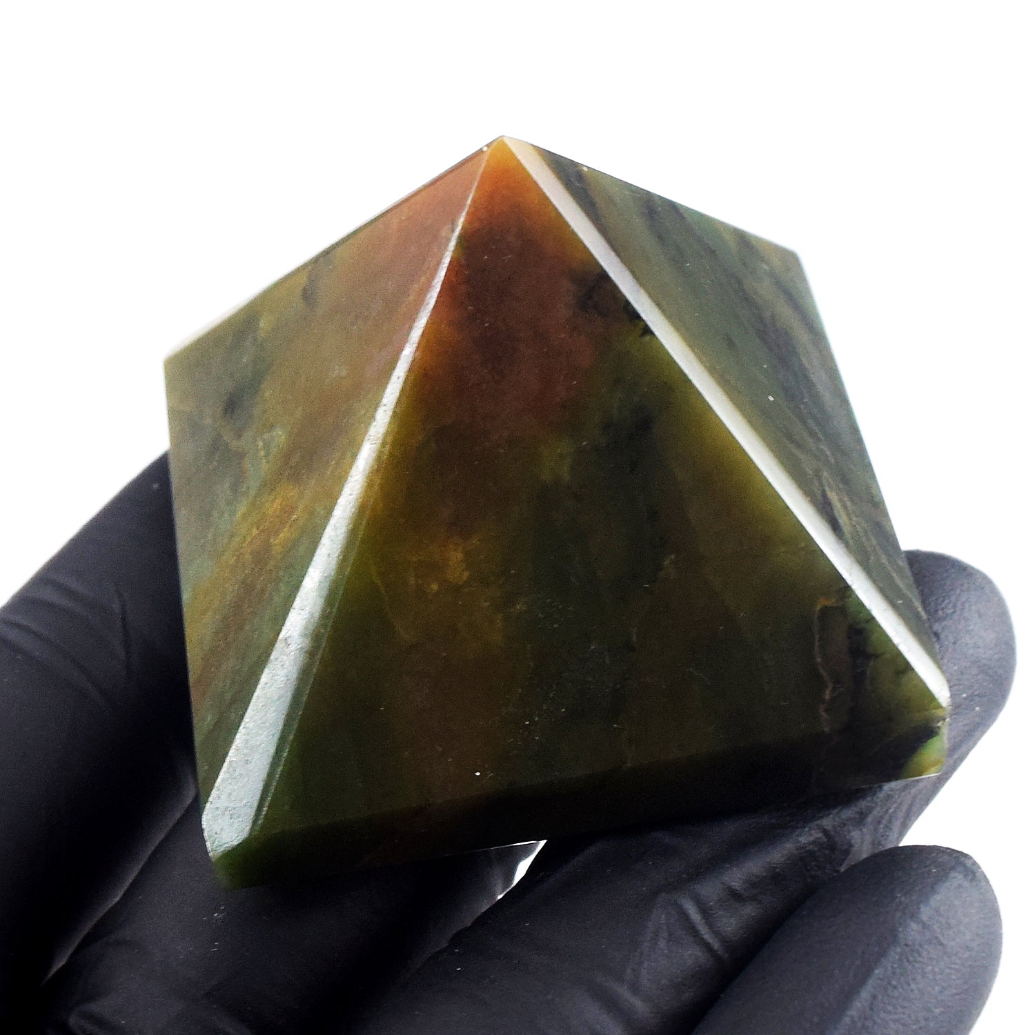 Natural 538.00 Cts Genuine Bloodstone Crystal Specimen Healing Divine Pyramid