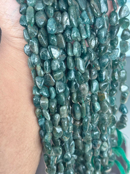 Mega Sale - 100% Genuine Exclusive Green Apatite  Beads Strand