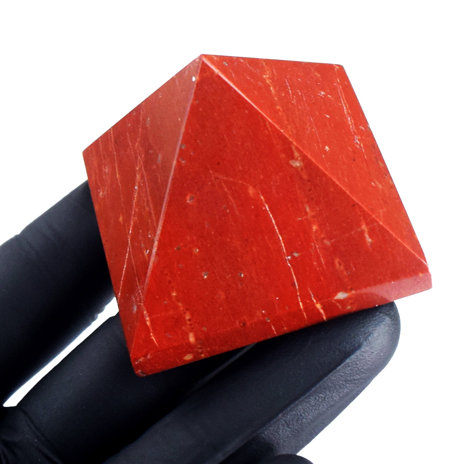 Gorgeous 474.00 Cts Genuine Red Jasper Crystal Specimen Healing Divine Pyramid