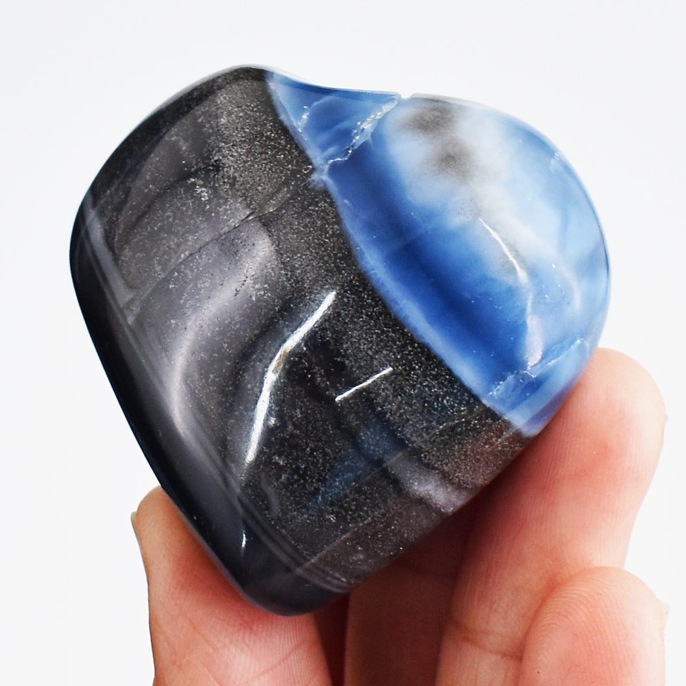 Craftsmen 327.00 Cts Genuine Blue Opal Crystal Specimen Healing Gemstone Heart