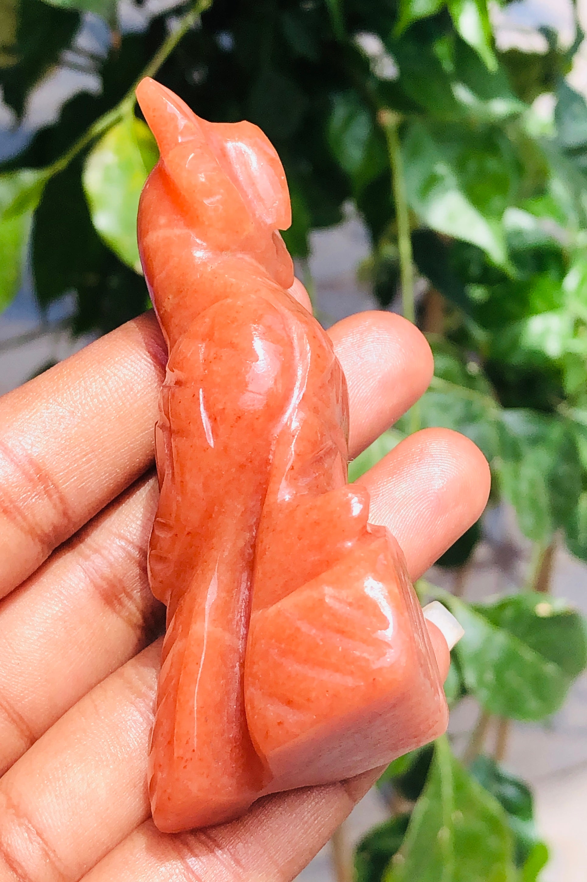 Exclusive 403.00 Carats Genuine Aventurine Hand Carved Crystal Gemstone Owl Carving 2026  Collection