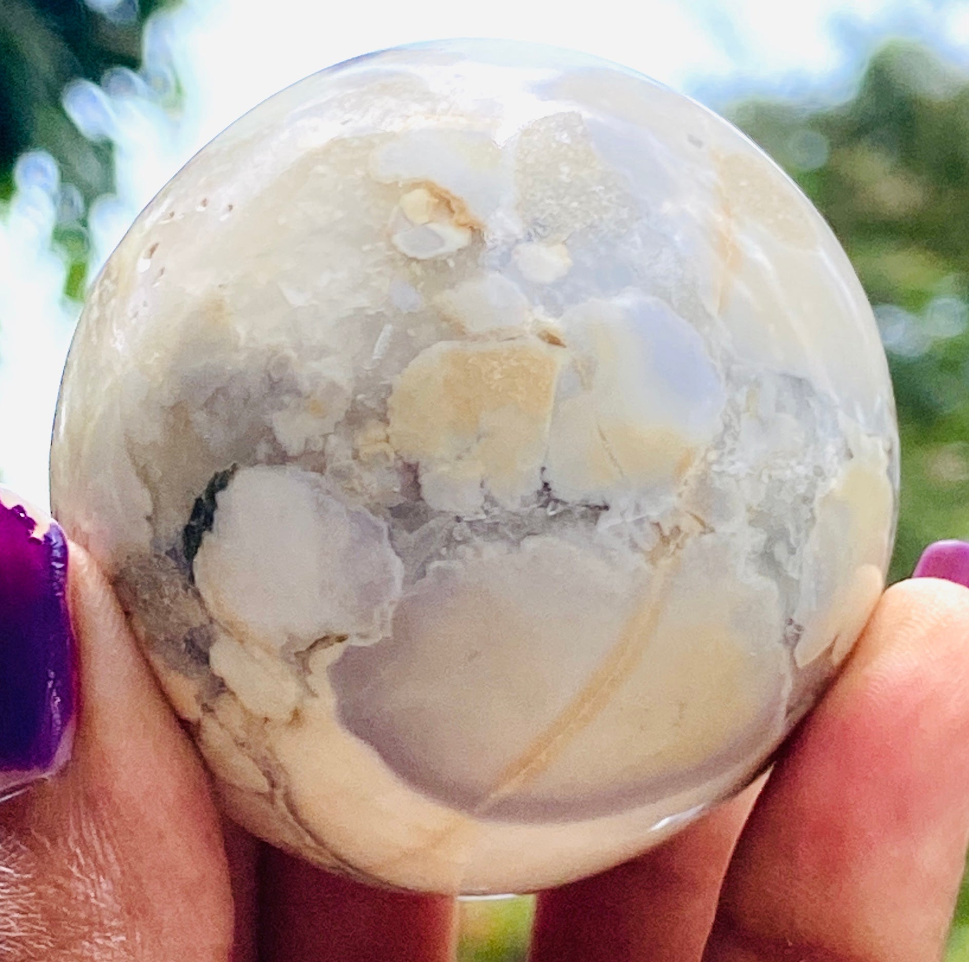 Awful 803.00 Cts Genuine Cobra Jasper Hand Carved Healing Crystal Gemstone Sphere