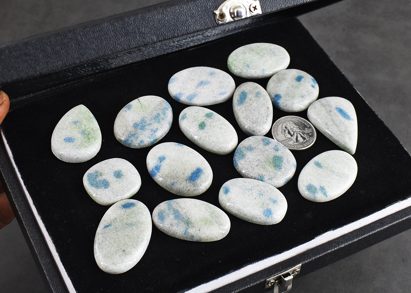 Exclusive  799.00  Carats  Genuine  Iced K2 Jasper Untreated  Gemstone  Cabochon Lot