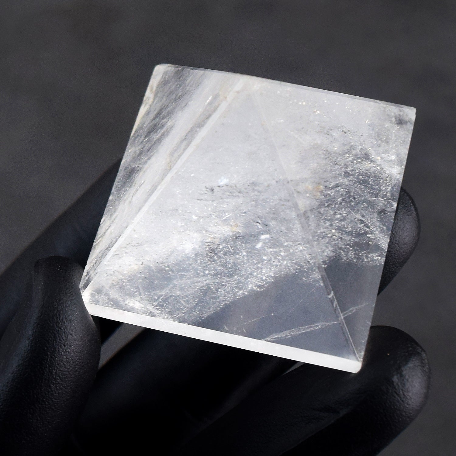 Fine 320.00 Cts Genuine White Quartz Healing Crystal Specimen Premium Divine Pyramid