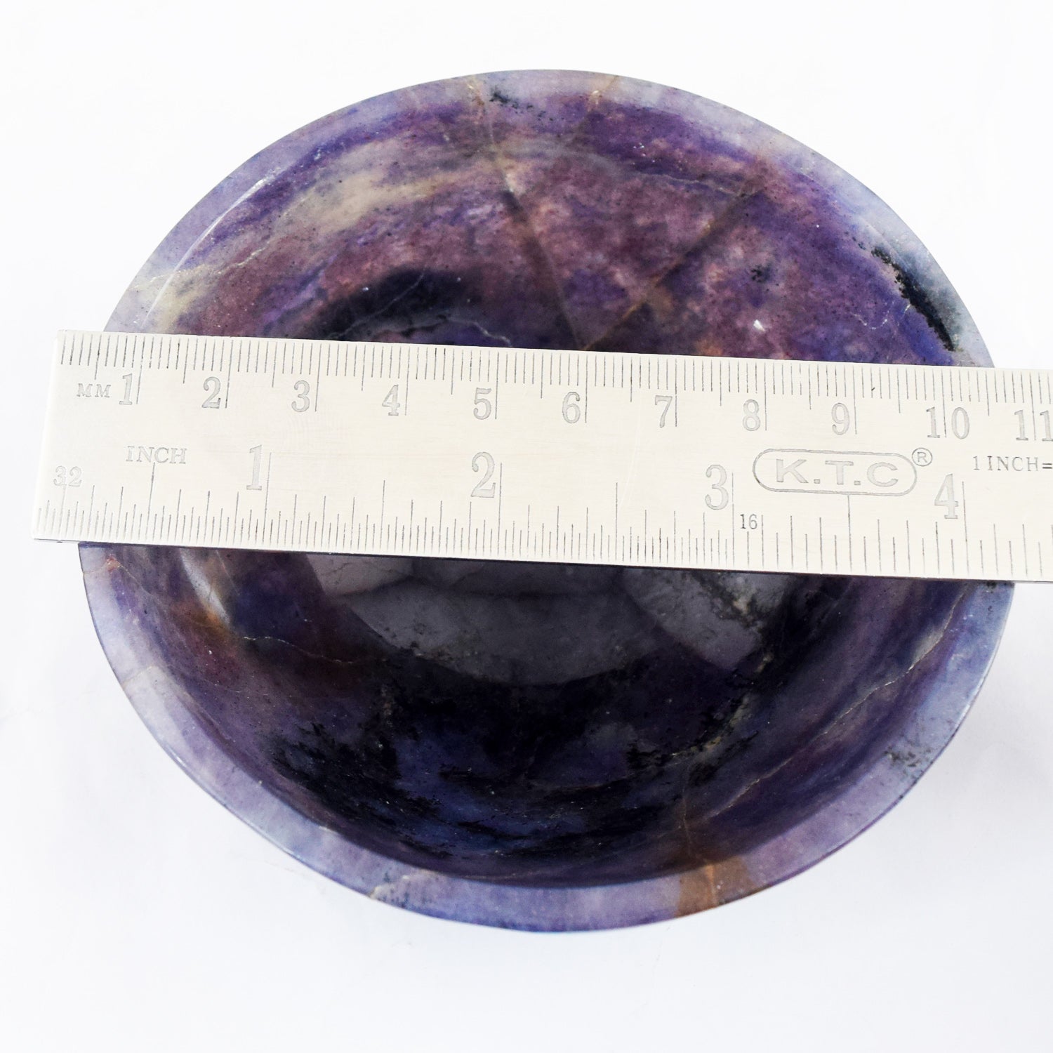 Wonderful 1056.00 Carats Genuine Iolite Hand Carved Crystal Gemstone Carving Big Bowl