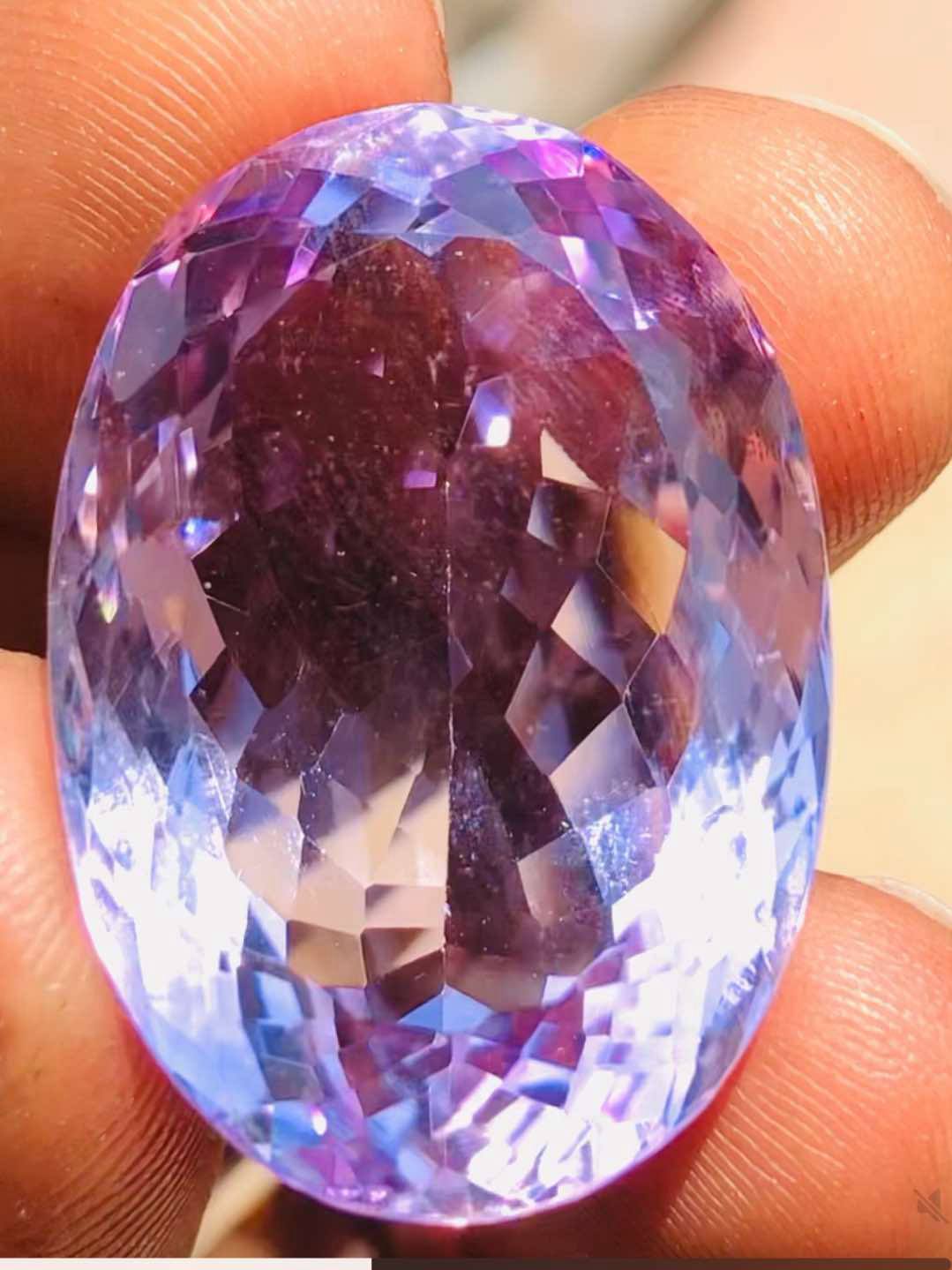Exclusive 54.00 Cts Genuine Amethyst Faceted Loose Gemstone