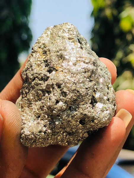 Amazing 485.00 Cts Genuine Peru Pyrite Healing Gemstone Crystal Specimen Cluster