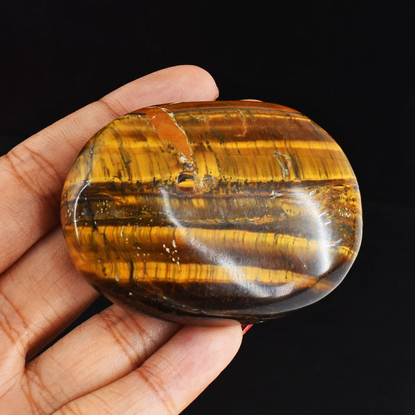 Exclusive 431.00 Carats  Genuine  Golden  Tiger Eye  Hand  Carved  Crystal  Healing  Cabochon