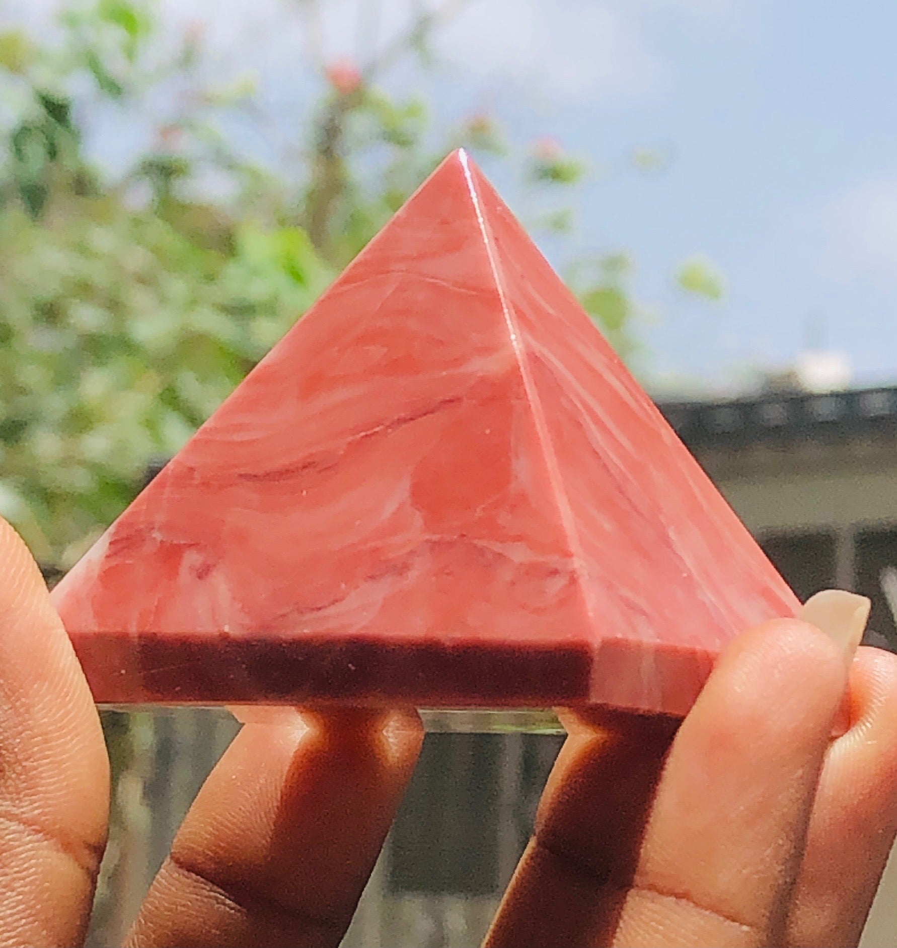 Genuine 505.00 Cts Exclusive Baby Mookaite Healing Crystal Specimen Premium Pyramid
