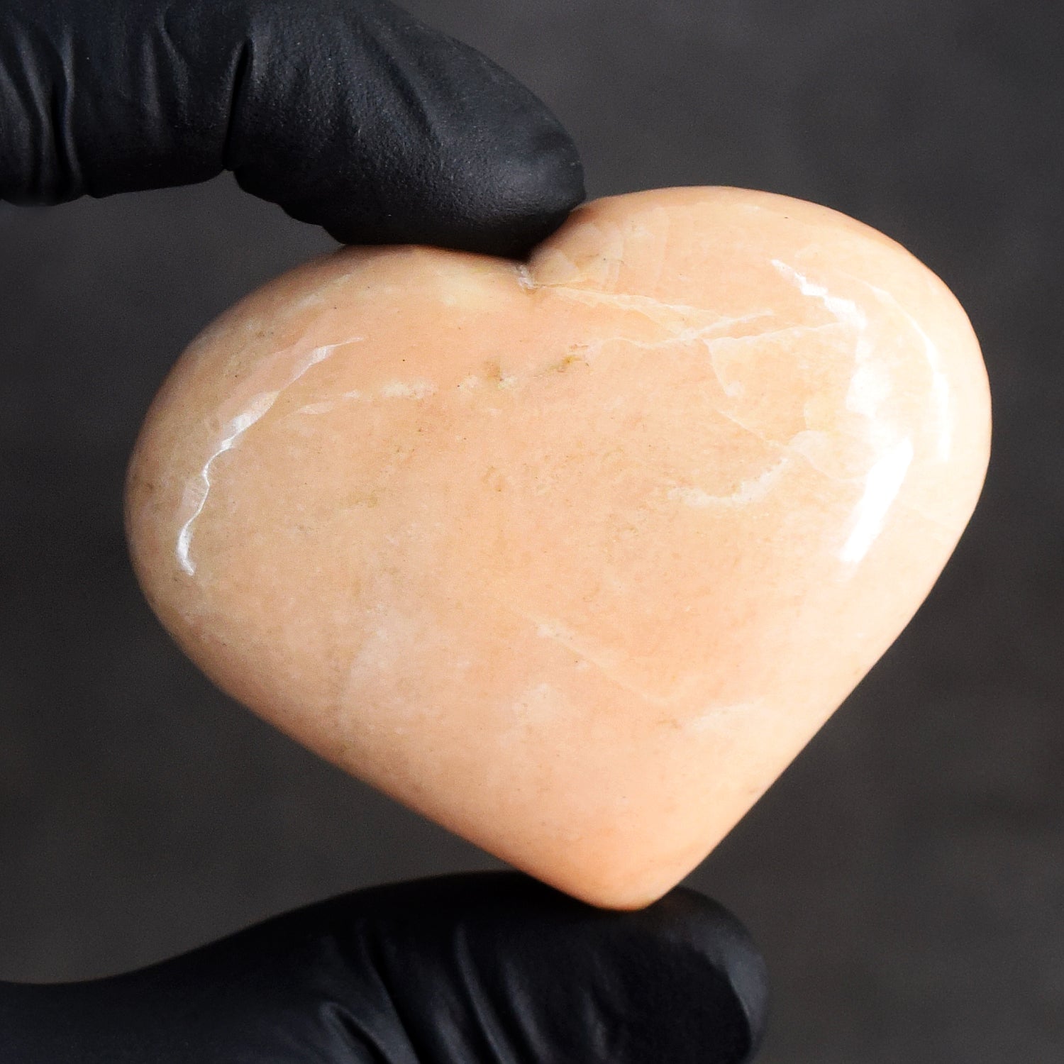 Magnificent 385.00 Cts Genuine Peach Moonstone Crystal Specimen Gemstone Healing Big Heart