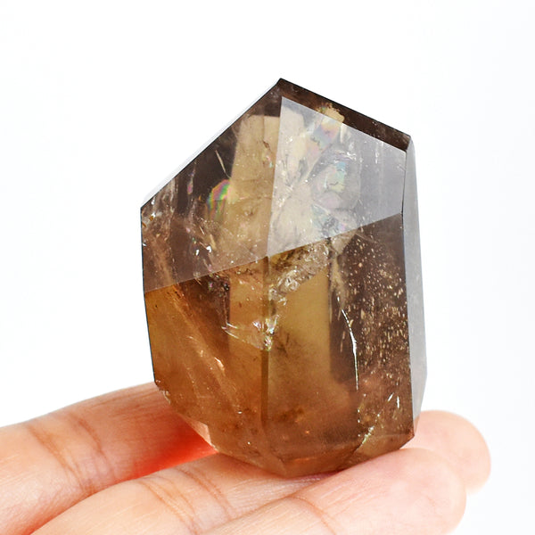 355.00 Carats Genuine Smoky Quartz Free Form Crystal Specimen Healing Gemstone Tower