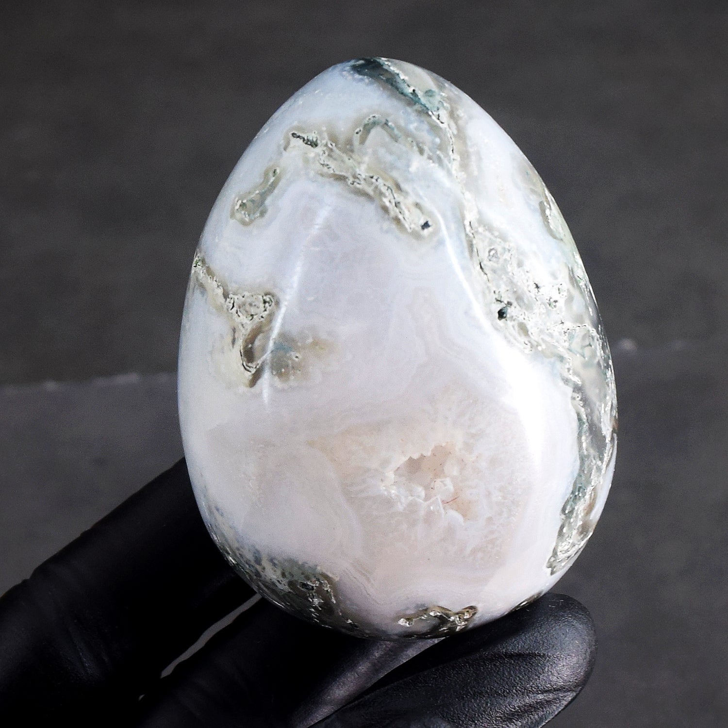 Stunning 936.00 Cts Genuine Tree Agate Druzy Crystal Healing Premium Egg Crystal