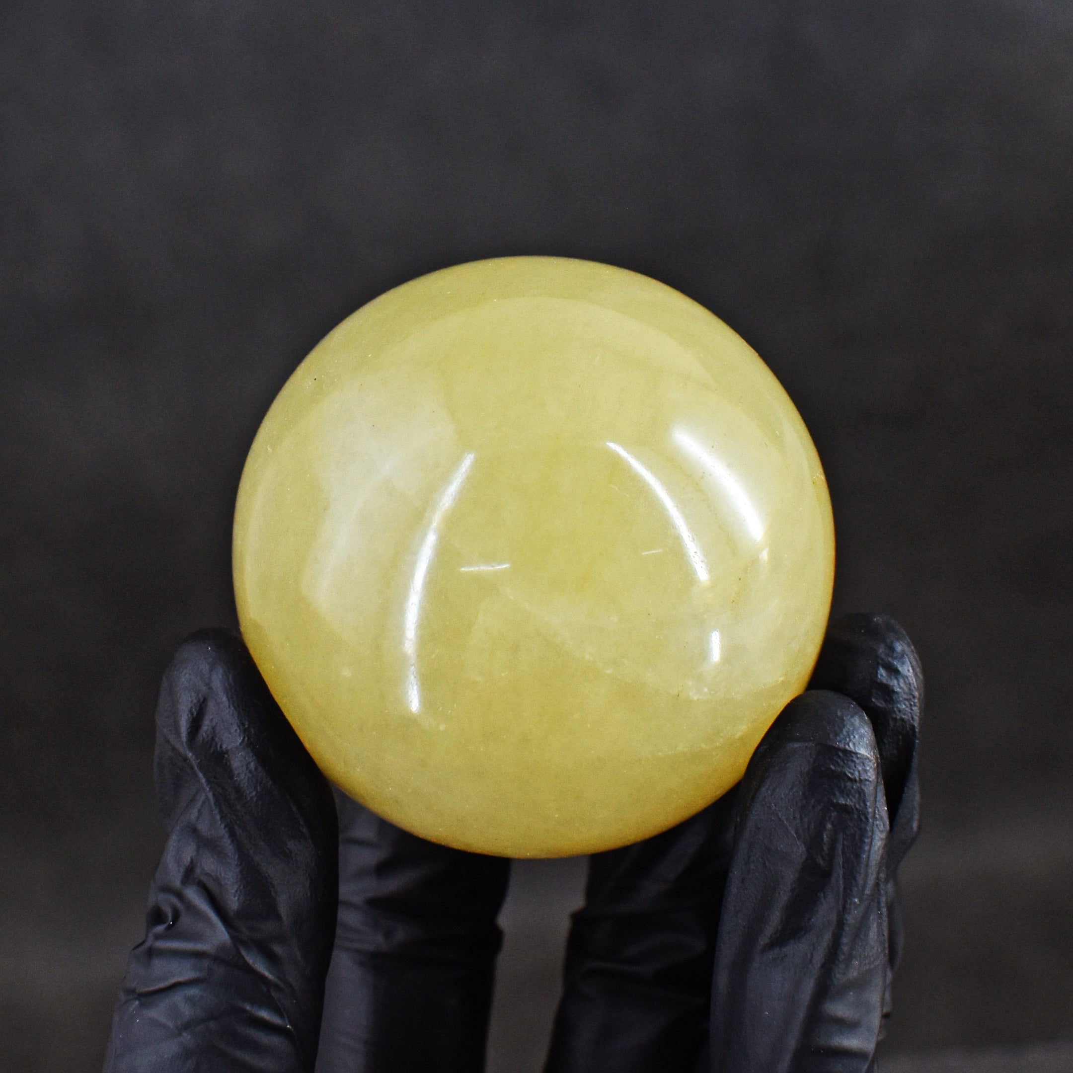 Artisian 985.00 Cartas Genuine Green Aventurine Hand Carved Crystal Healing Gemstone Sphere