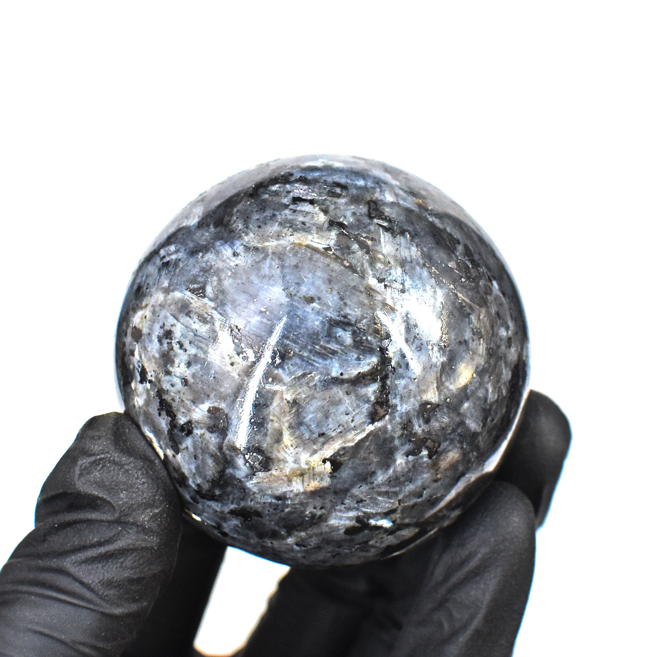 Amazing 829.00 Cts Genuine Larvikite Hand Carved Healing Sphere