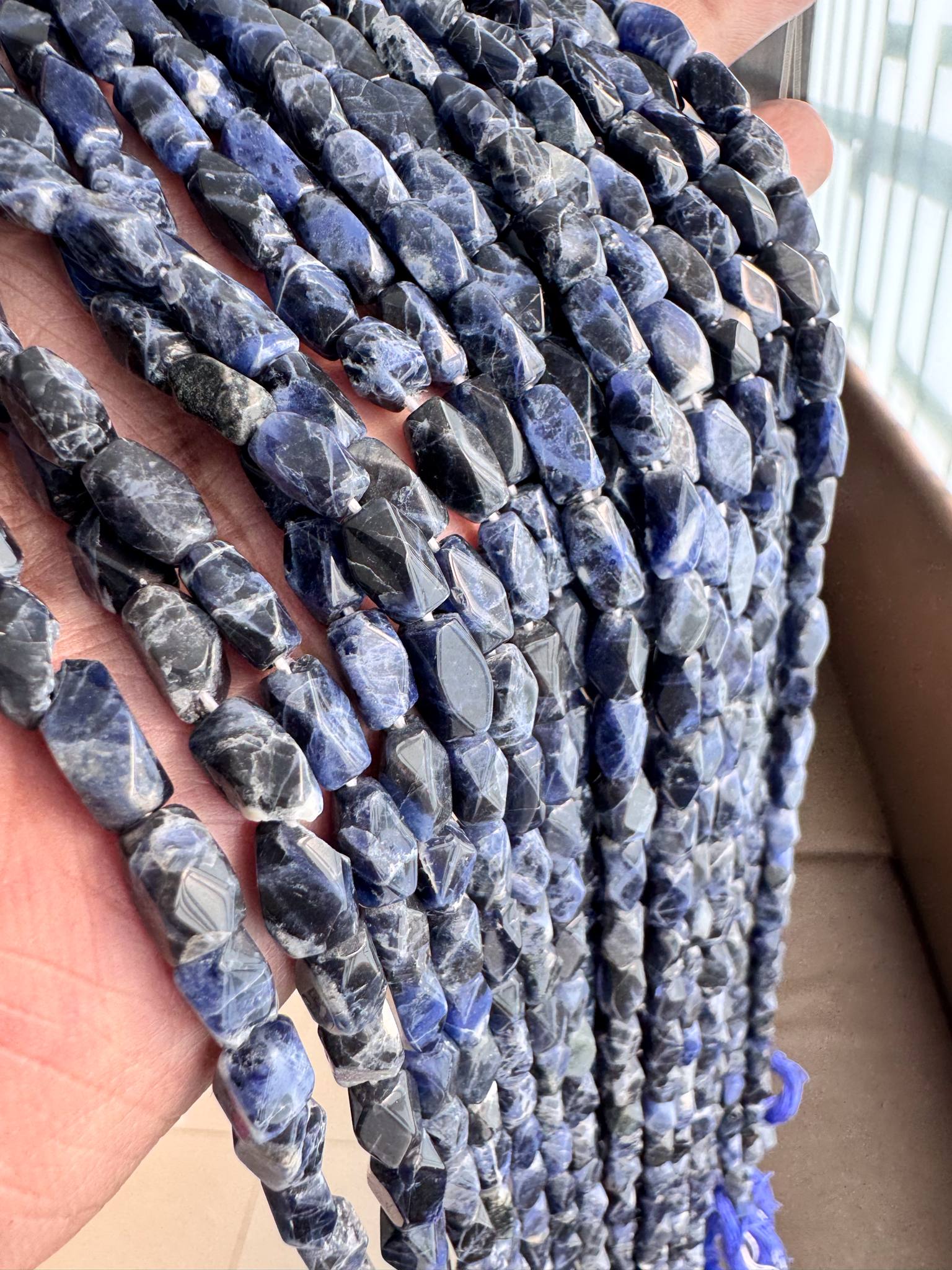 Mega Sale - 100% Genuine Exclusive Electric Sodalite  Beads Strand
