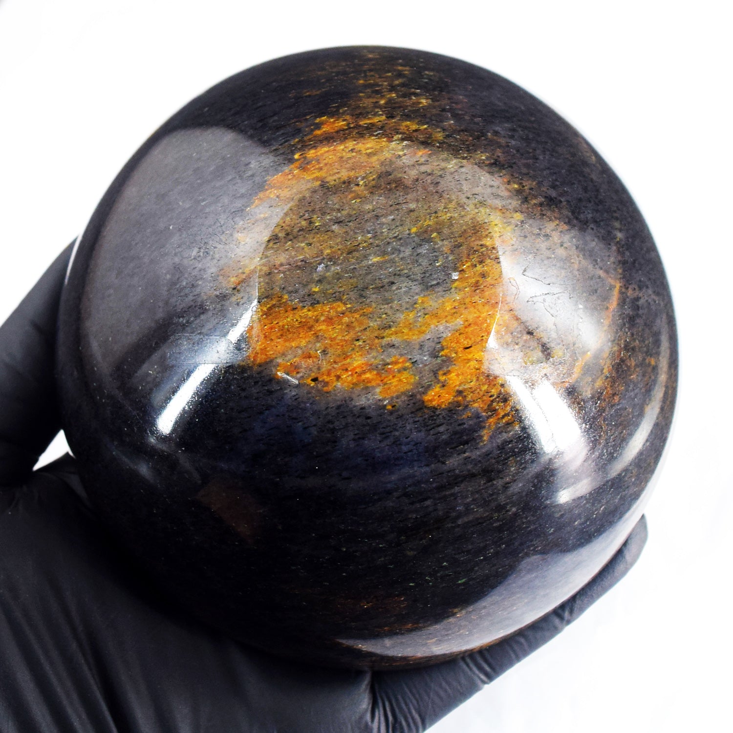 Most Brilliant 1187.00 Carats Genuine Iolite Hand Carved Crystal Gemstone Carving Big Bowl