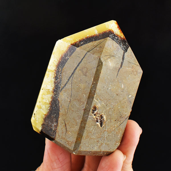 Septarian Form Natural 735.00 Cts Genuine Septarian Agate Free Form Crystal Specimen