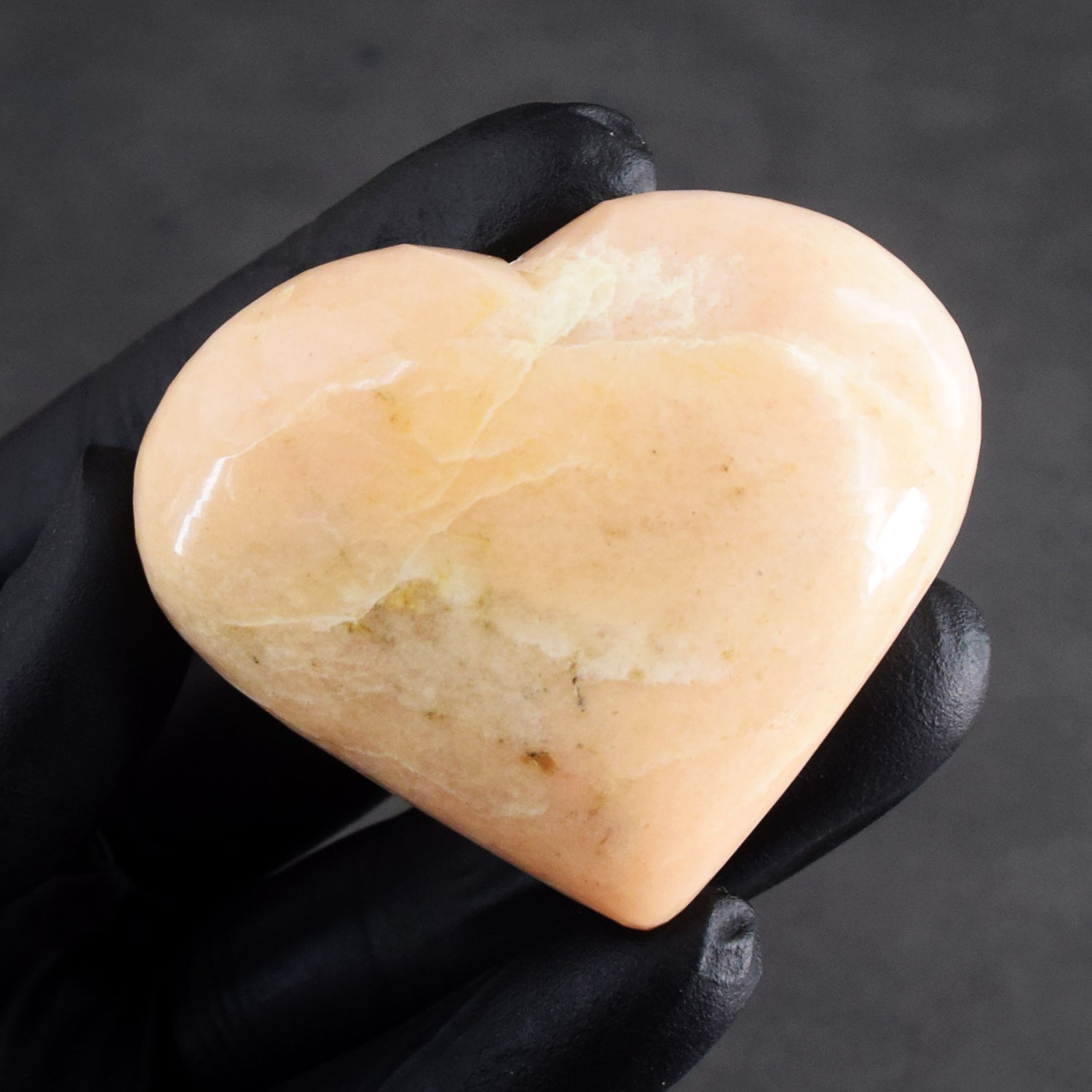 Magnificent 385.00 Cts Genuine Peach Moonstone Crystal Specimen Gemstone Healing Big Heart