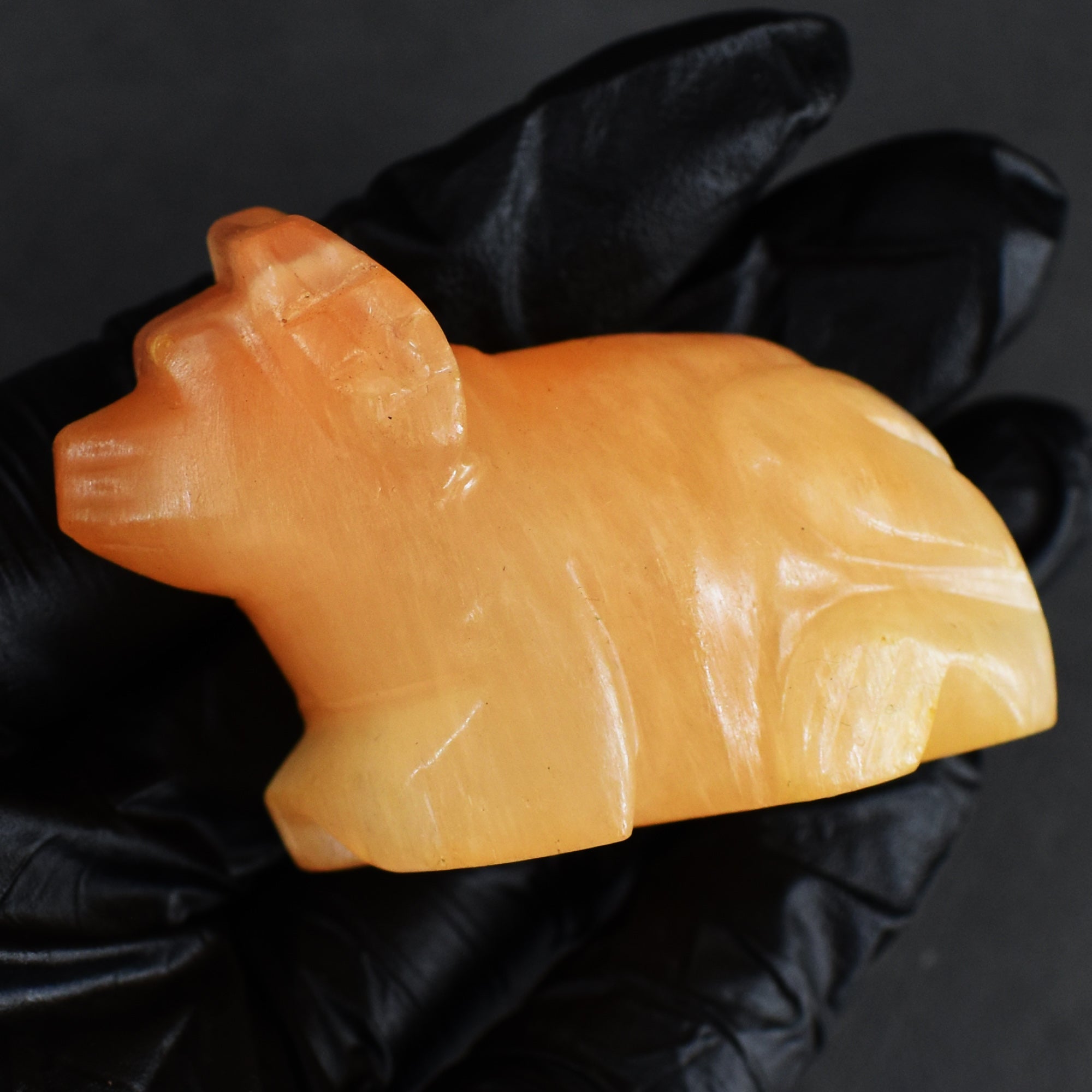 Genuine 296.00 Carats Exclusive Aventurine Hand Carved Crystal Gemstone Dog Carving 2026  Collection