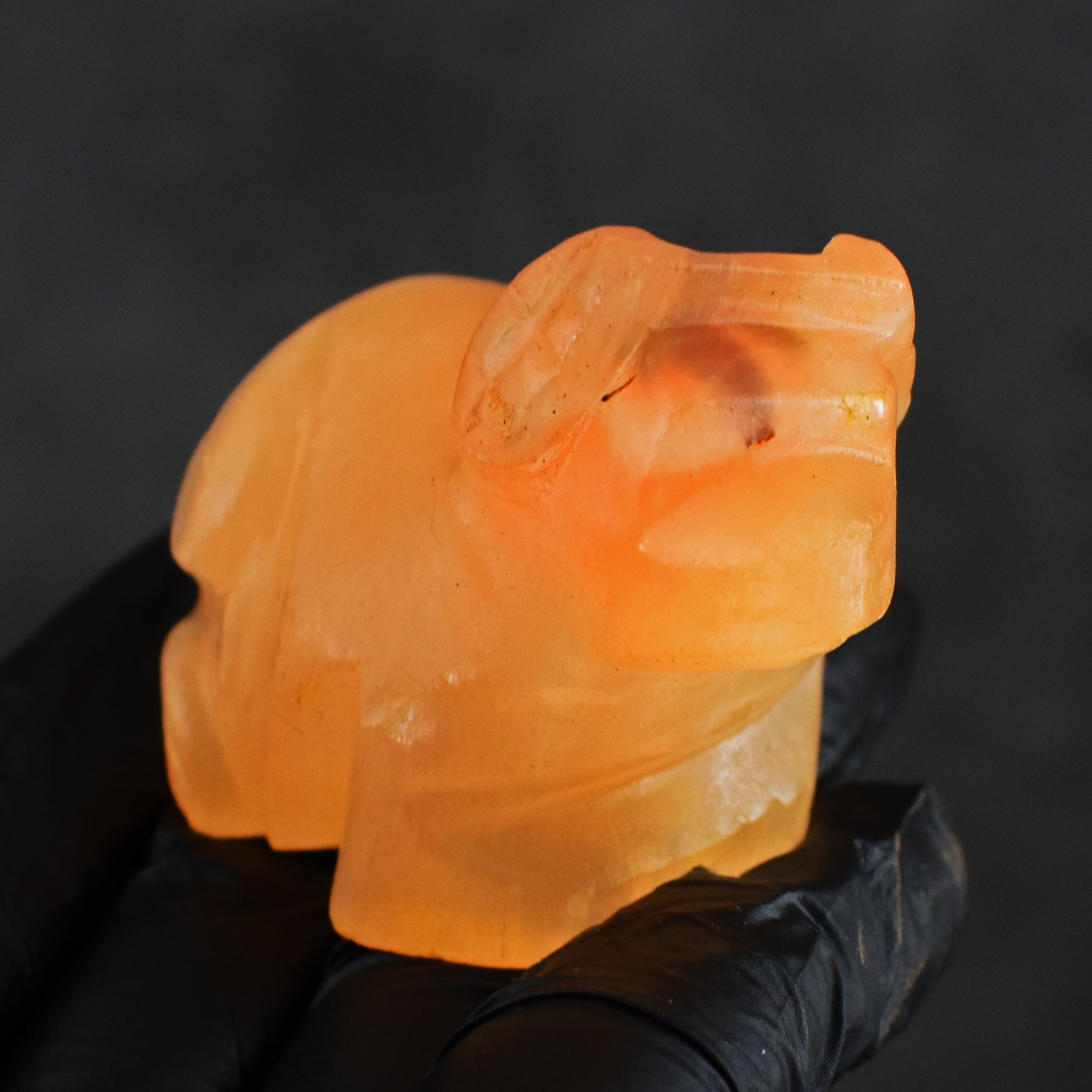 Genuine 296.00 Carats Exclusive Aventurine Hand Carved Crystal Gemstone Dog Carving 2026  Collection