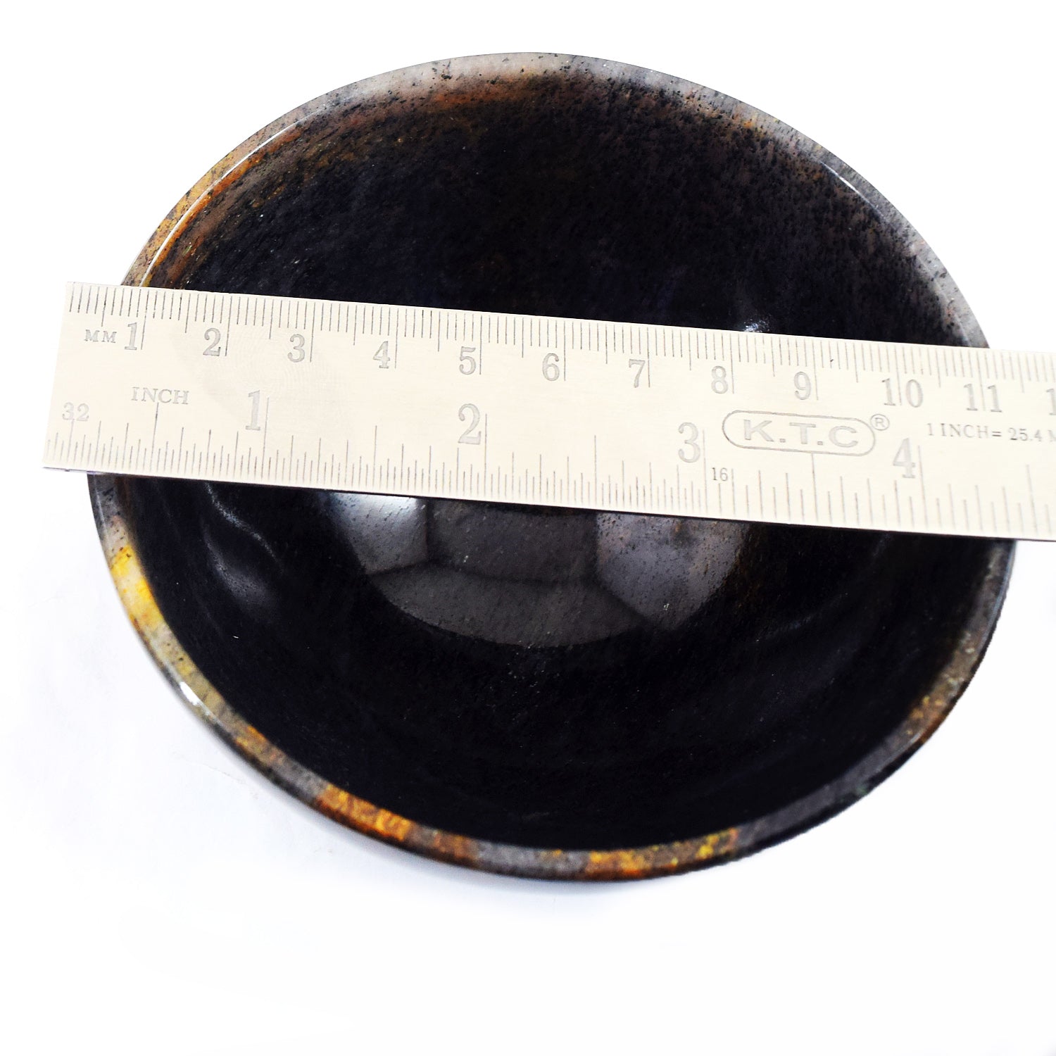 Most Brilliant 1187.00 Carats Genuine Iolite Hand Carved Crystal Gemstone Carving Big Bowl