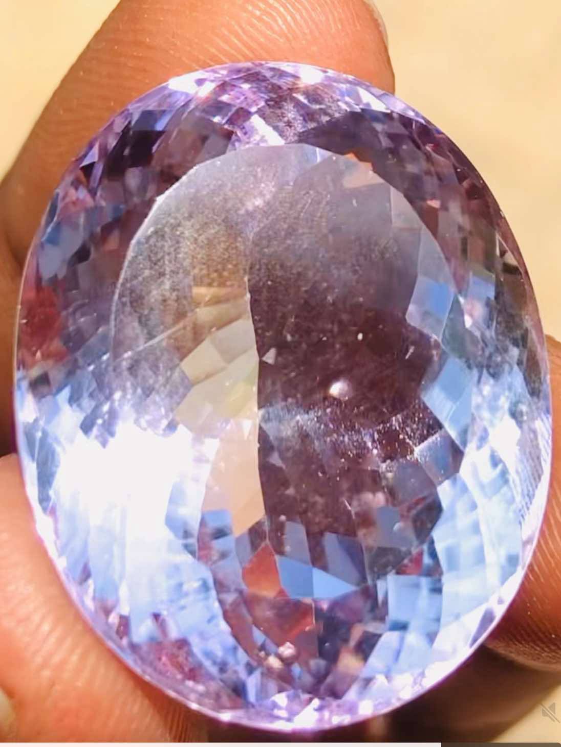 Stunning 47.00 Cts Genuine Amethyst Faceted Loose Gemstone