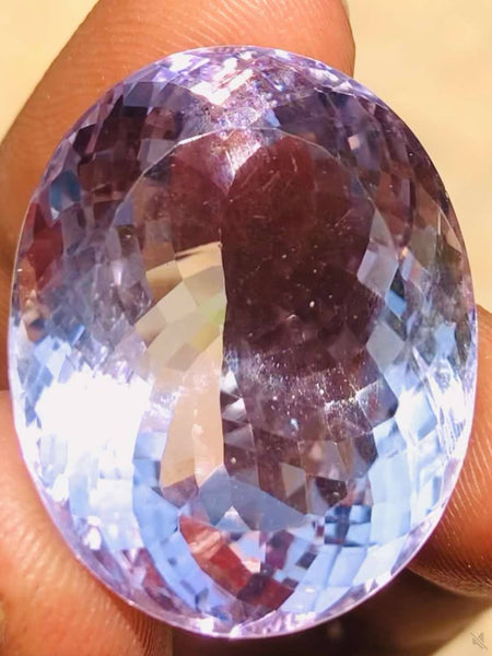 Stunning 47.00 Cts Genuine Amethyst Faceted Loose Gemstone